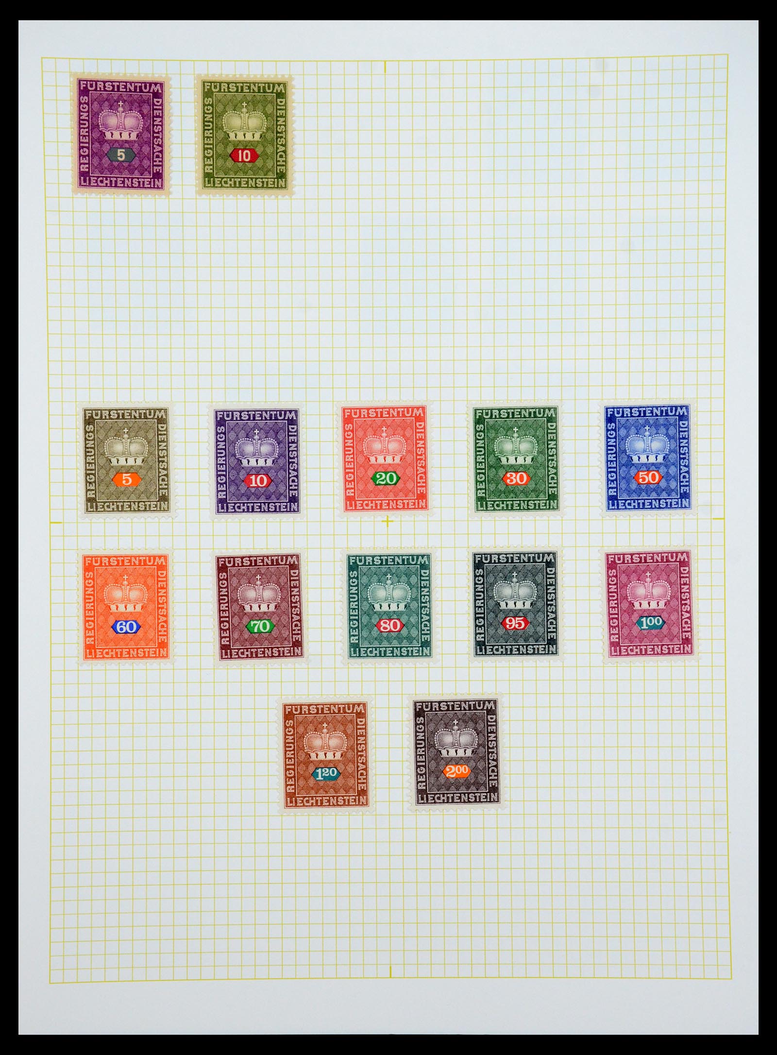35376 072 - Stamp Collection 35376 Liechtenstein 1912-1984.