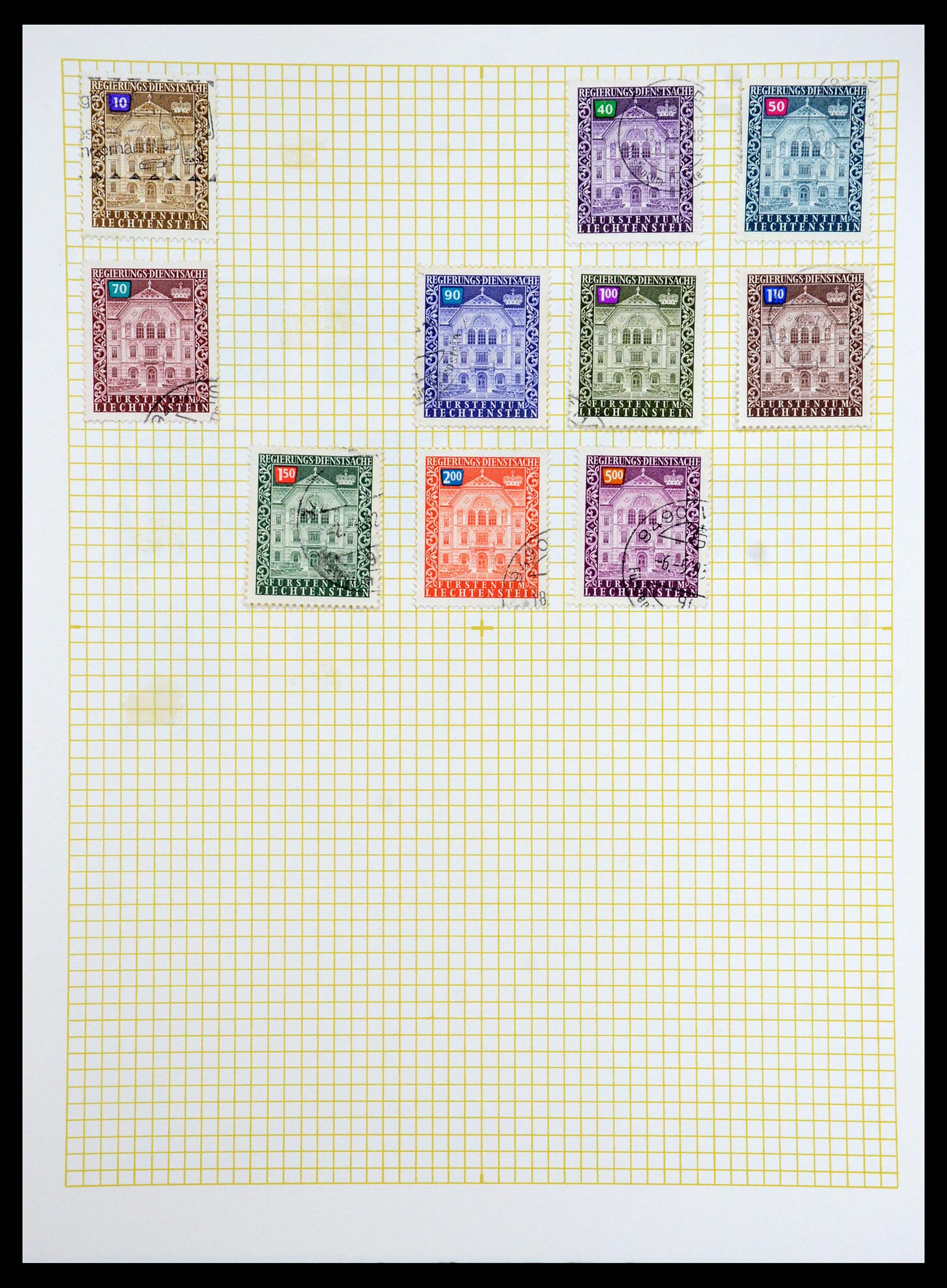 35376 073 - Postzegelverzameling 35376 Liechtenstein 1912-1984.