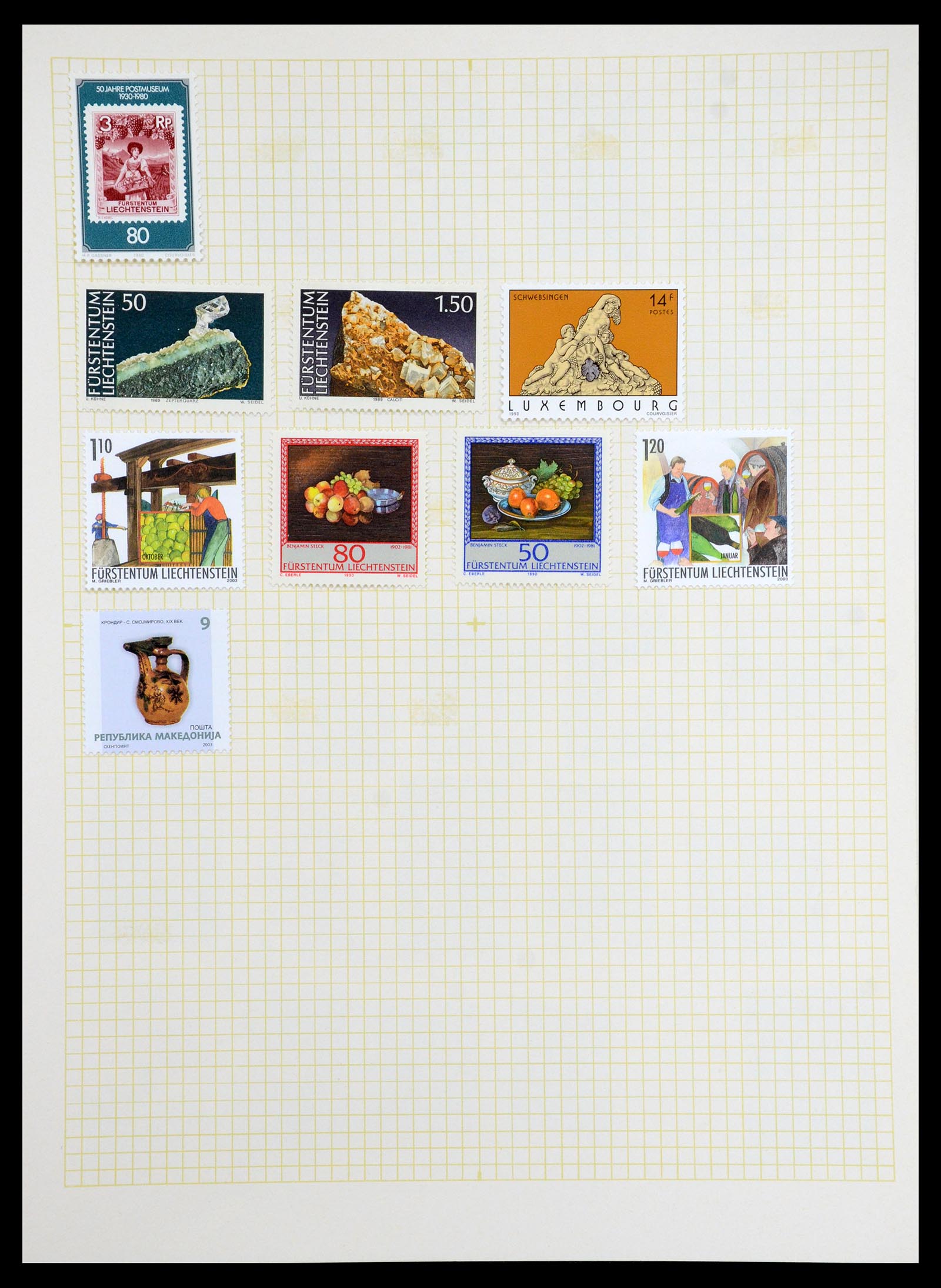 35376 074 - Stamp Collection 35376 Liechtenstein 1912-1984.