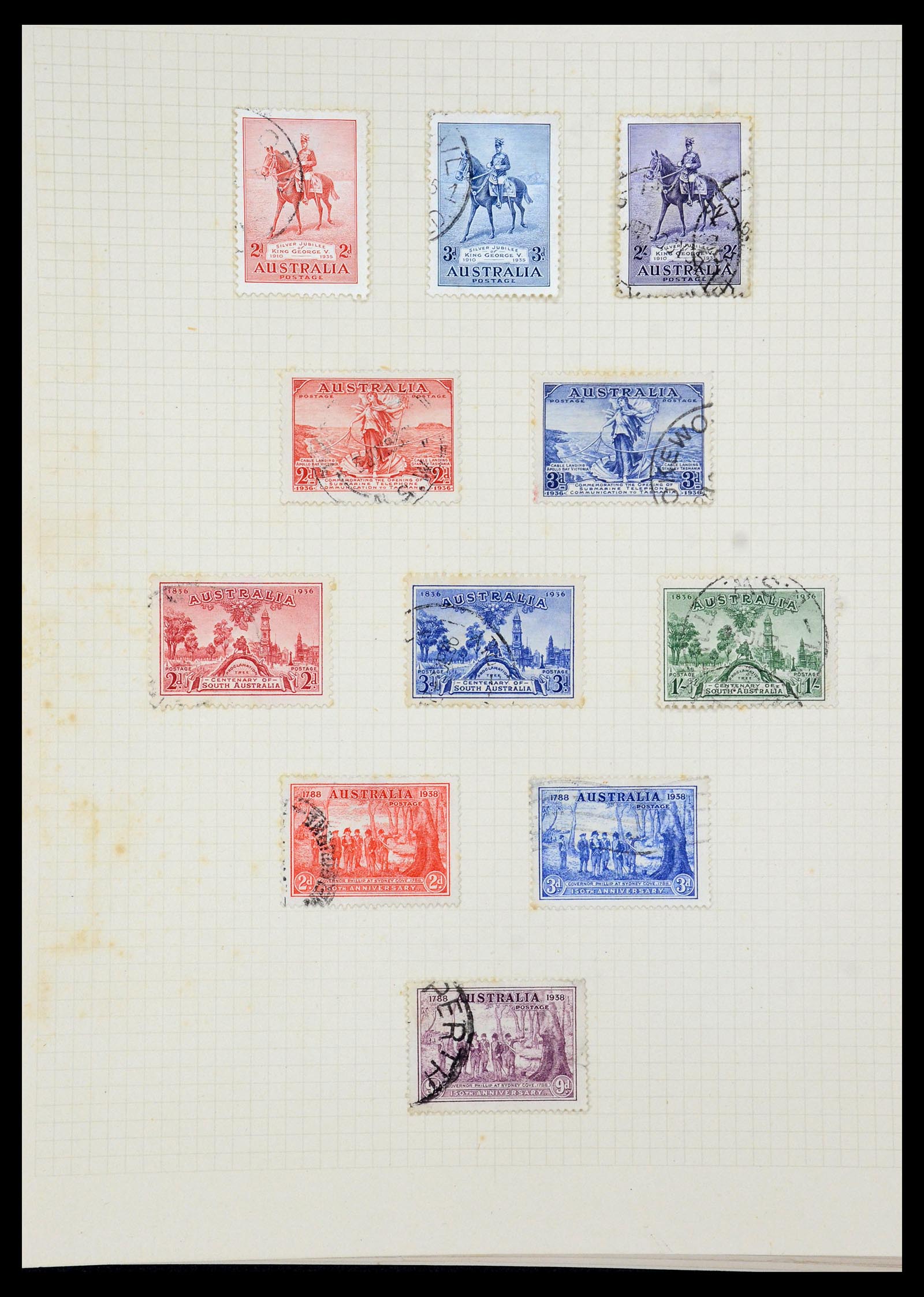 35378 014 - Postzegelverzameling 35378 Australië 1913-1956.