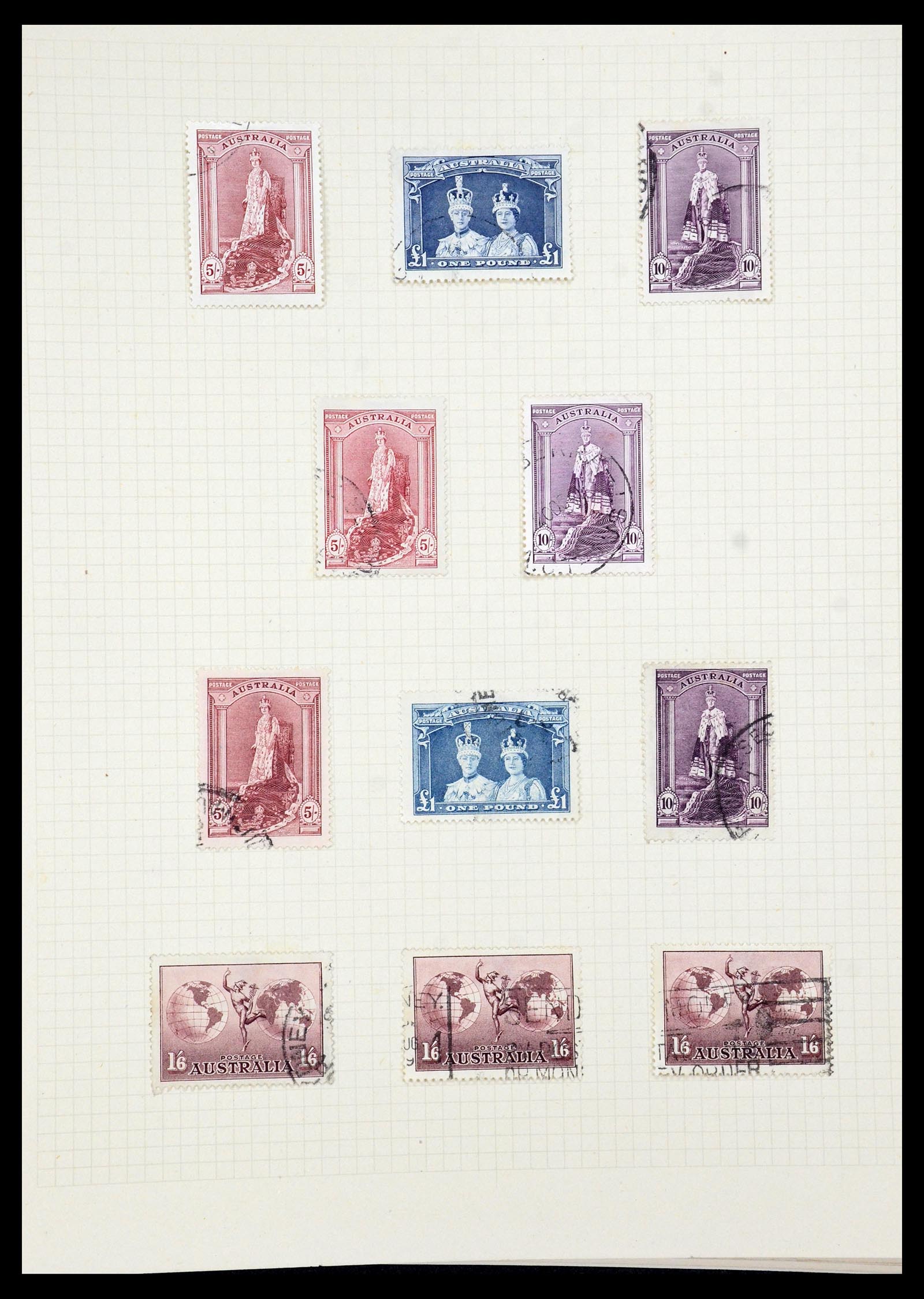 35378 016 - Postzegelverzameling 35378 Australië 1913-1956.