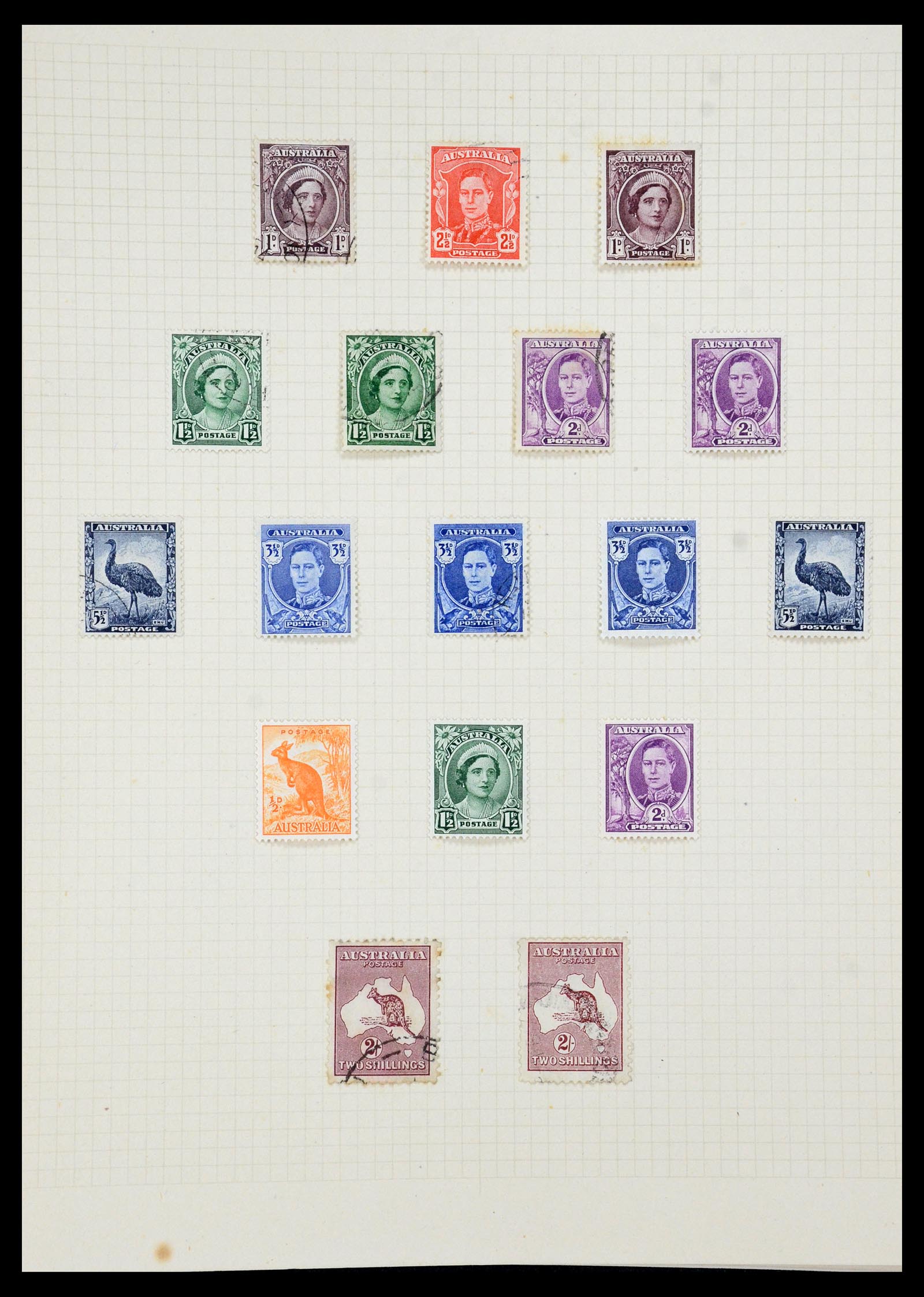 35378 019 - Postzegelverzameling 35378 Australië 1913-1956.
