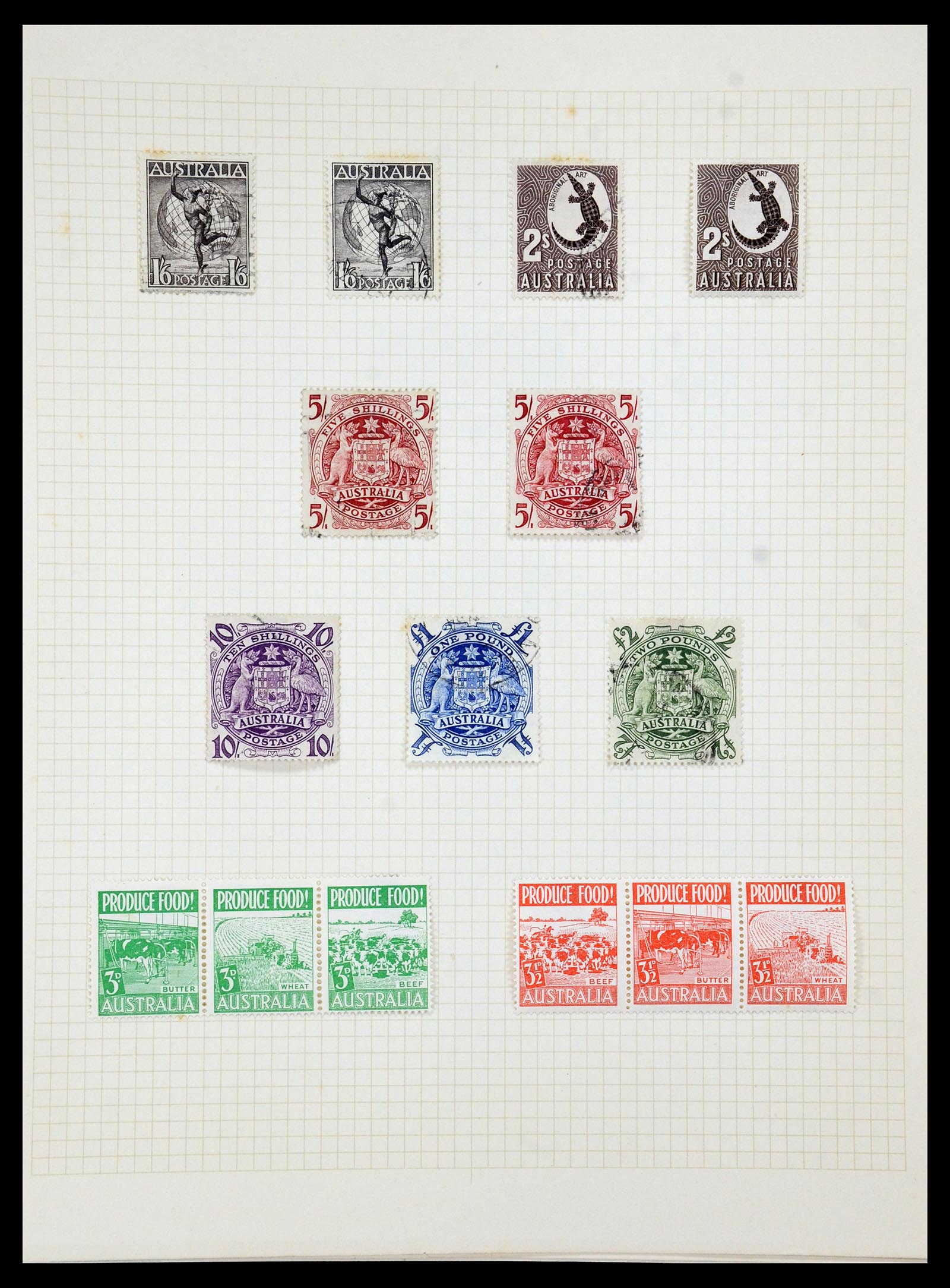 35378 024 - Postzegelverzameling 35378 Australië 1913-1956.