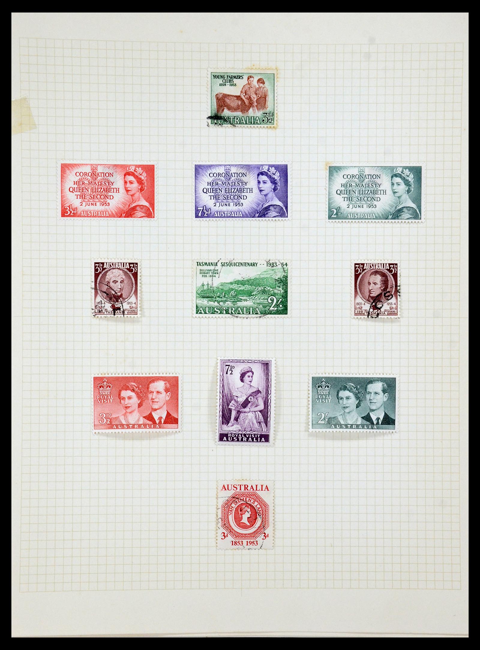 35378 025 - Postzegelverzameling 35378 Australië 1913-1956.