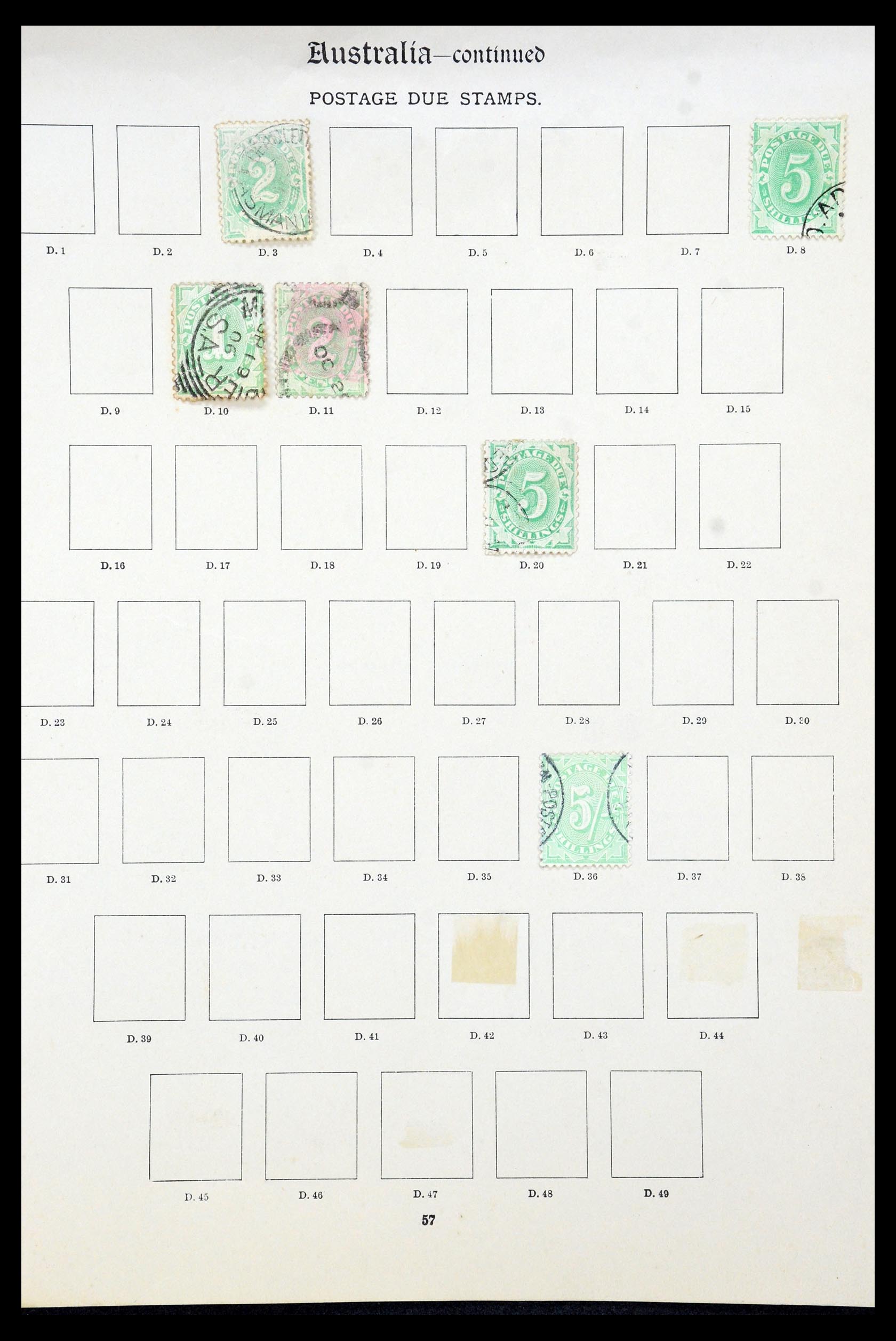 35378 028 - Postzegelverzameling 35378 Australië 1913-1956.