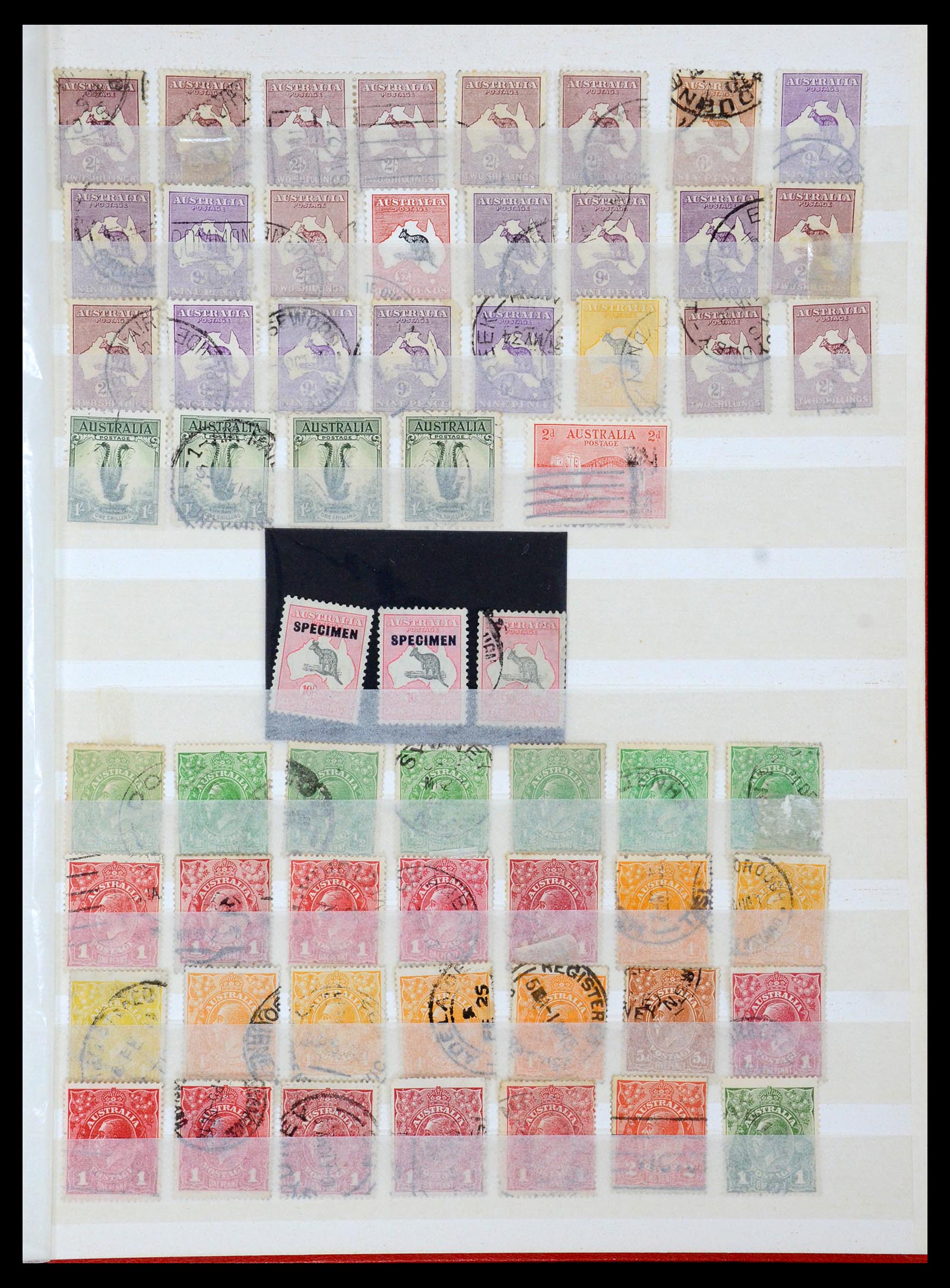 35378 031 - Postzegelverzameling 35378 Australië 1913-1956.