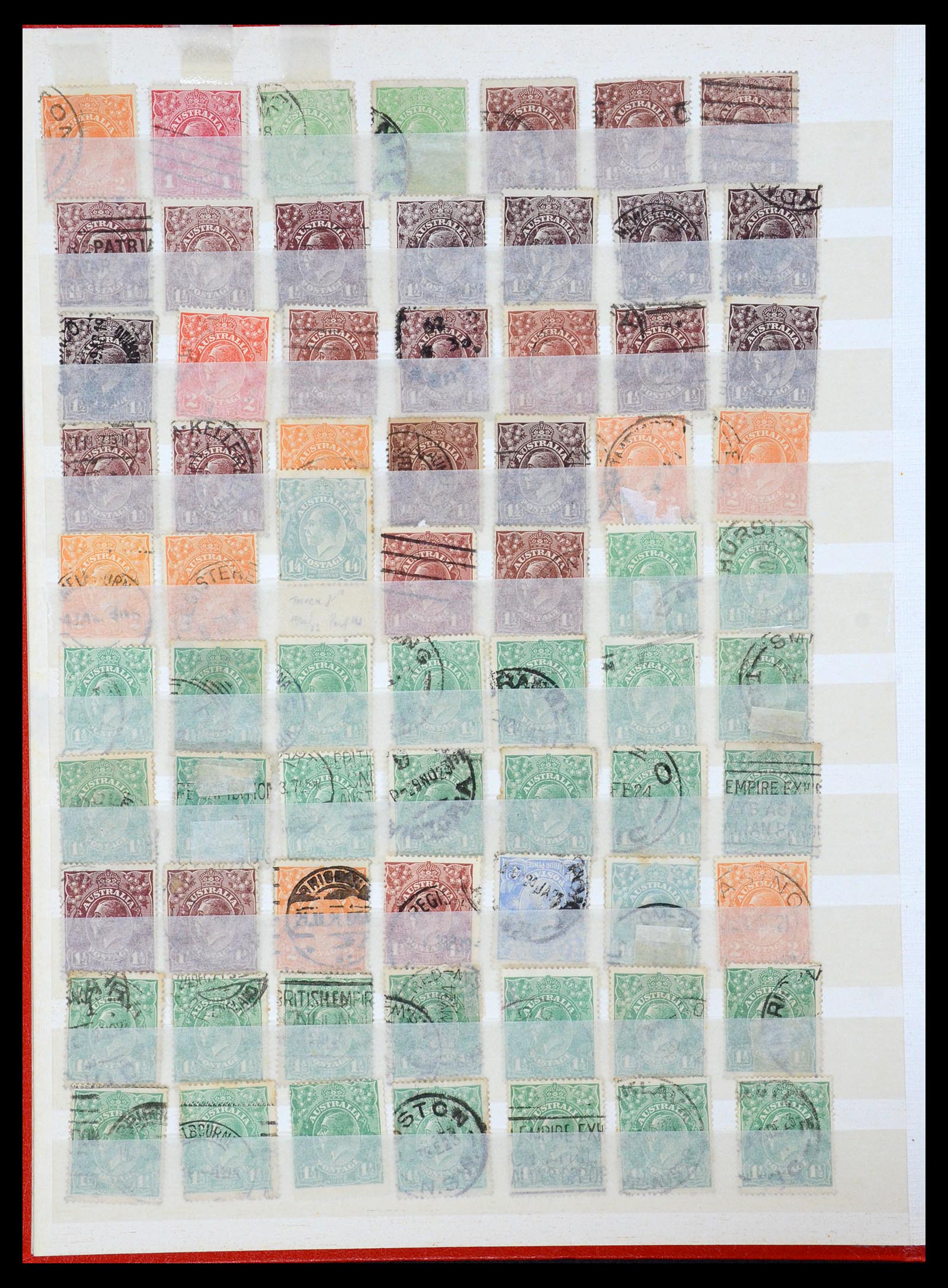 35378 032 - Postzegelverzameling 35378 Australië 1913-1956.