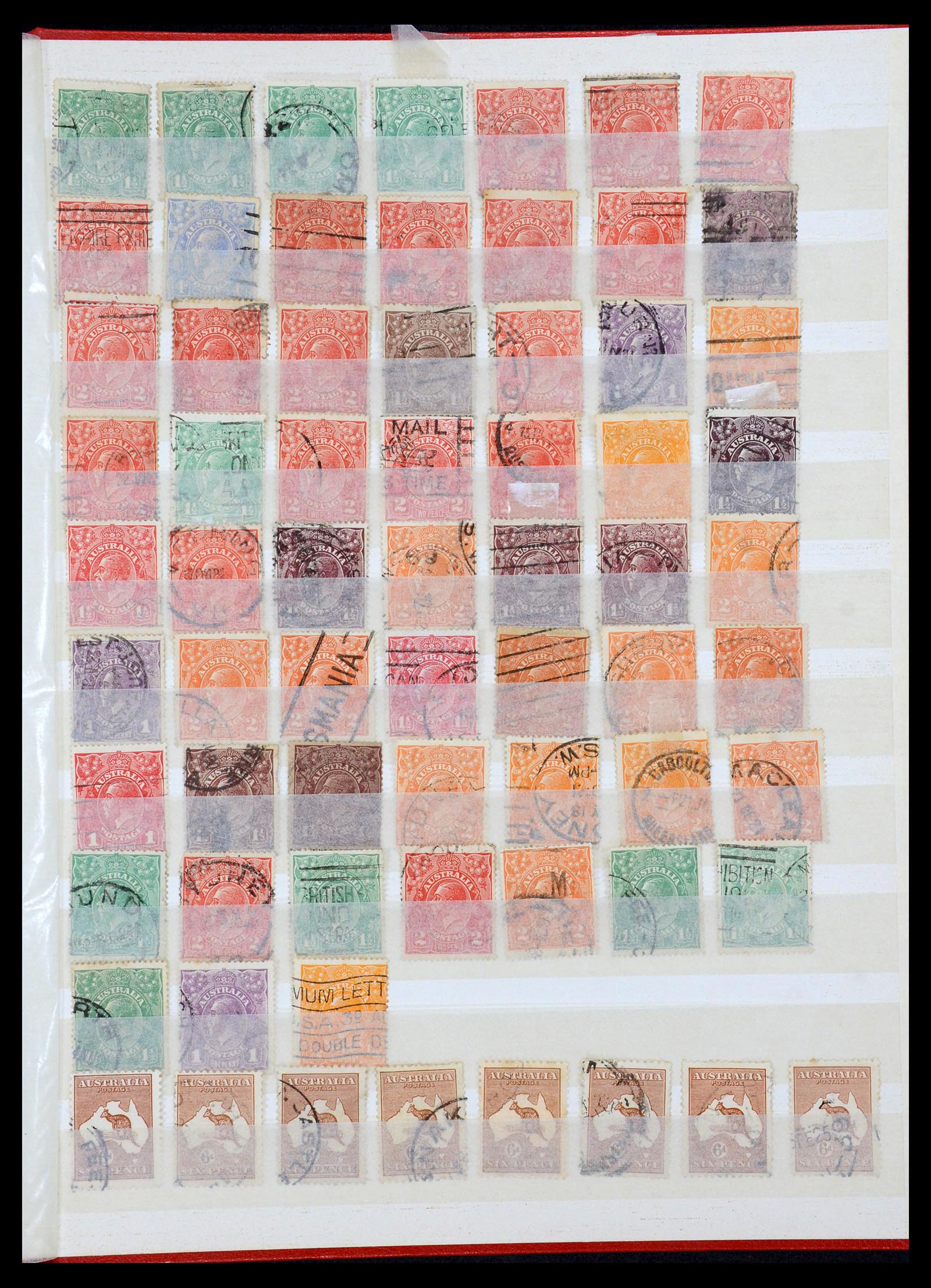 35378 033 - Postzegelverzameling 35378 Australië 1913-1956.