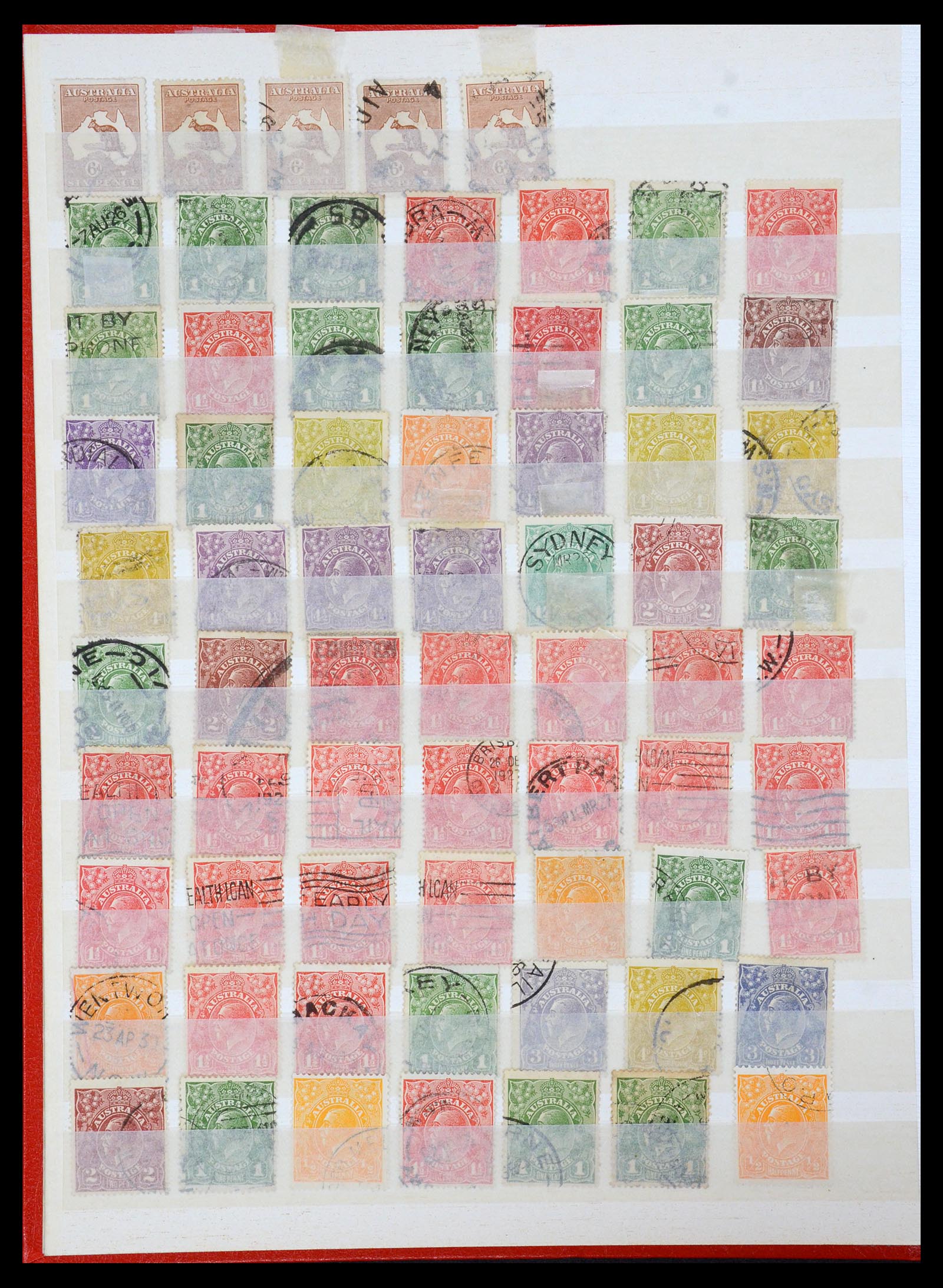 35378 034 - Postzegelverzameling 35378 Australië 1913-1956.