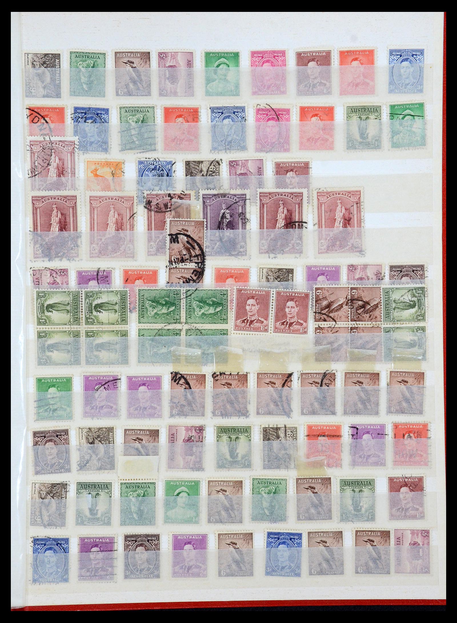 35378 037 - Postzegelverzameling 35378 Australië 1913-1956.