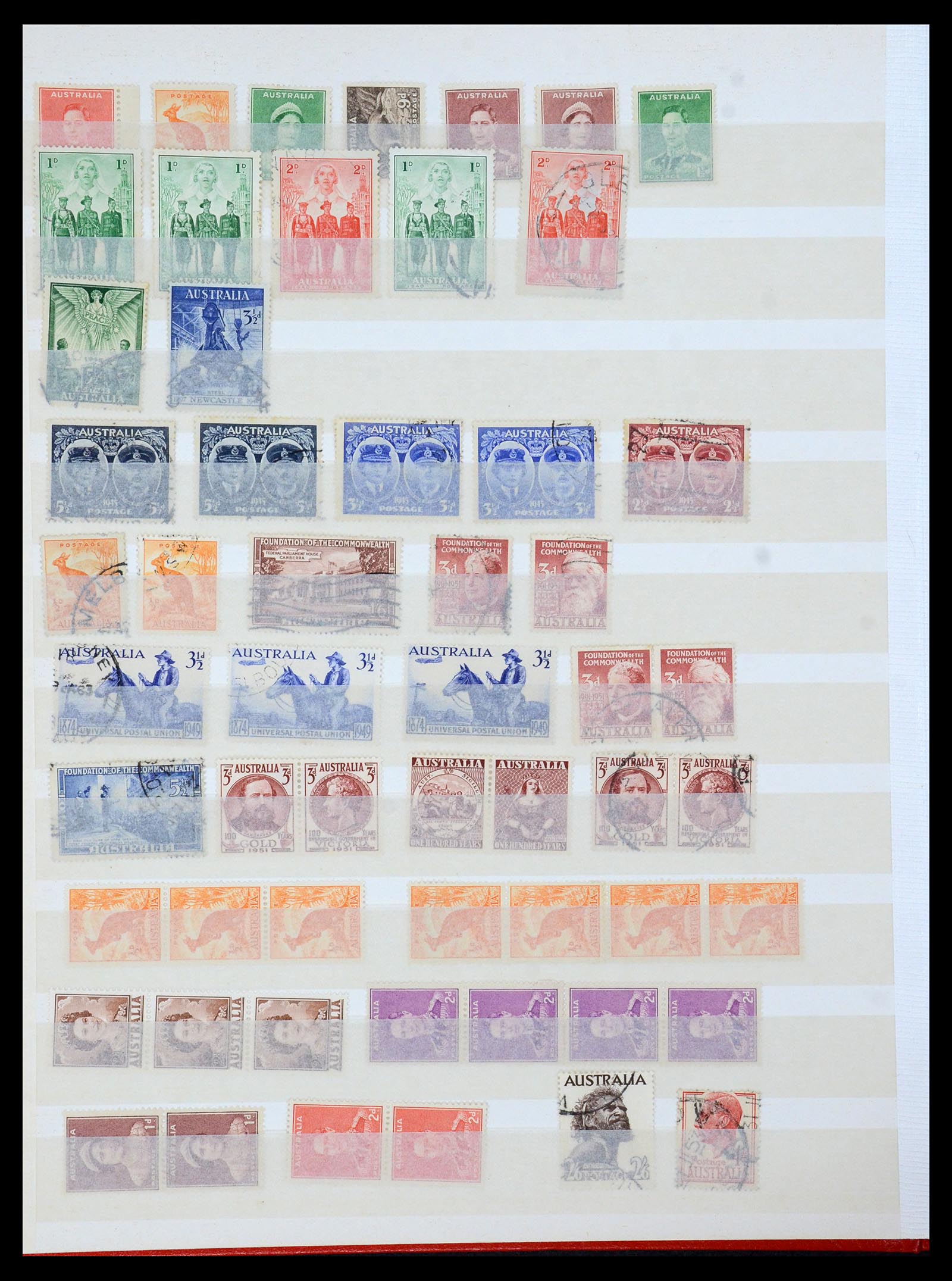 35378 038 - Postzegelverzameling 35378 Australië 1913-1956.