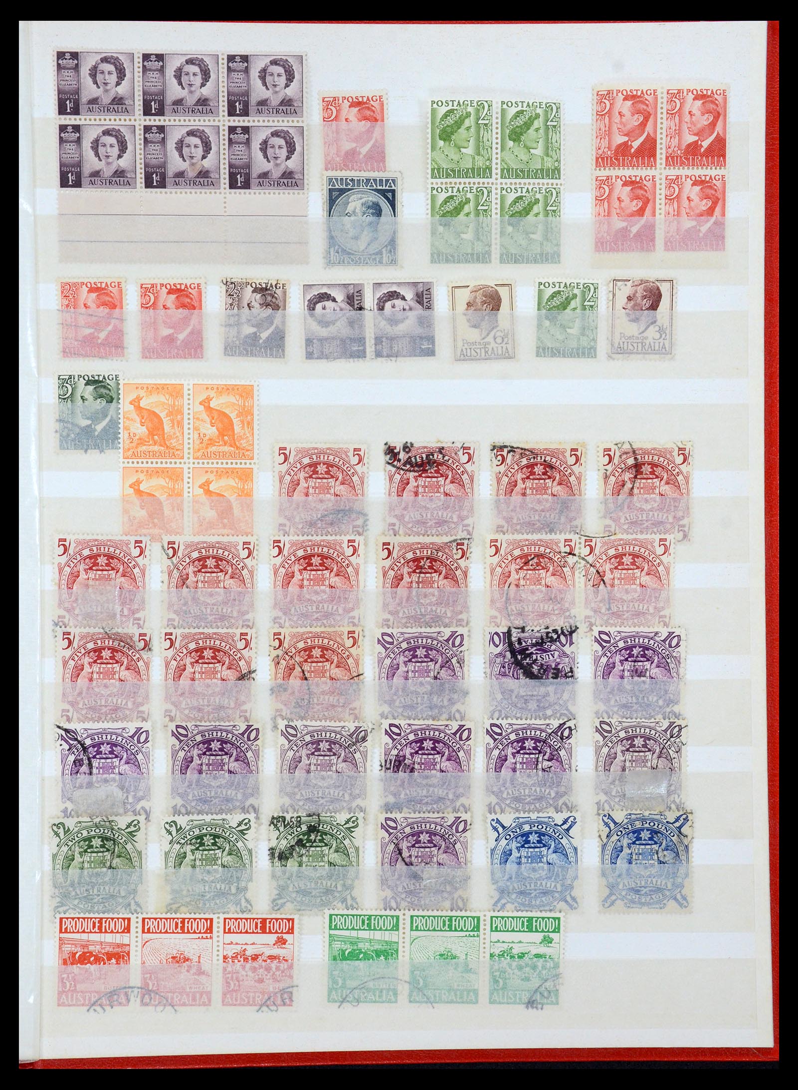 35378 039 - Postzegelverzameling 35378 Australië 1913-1956.