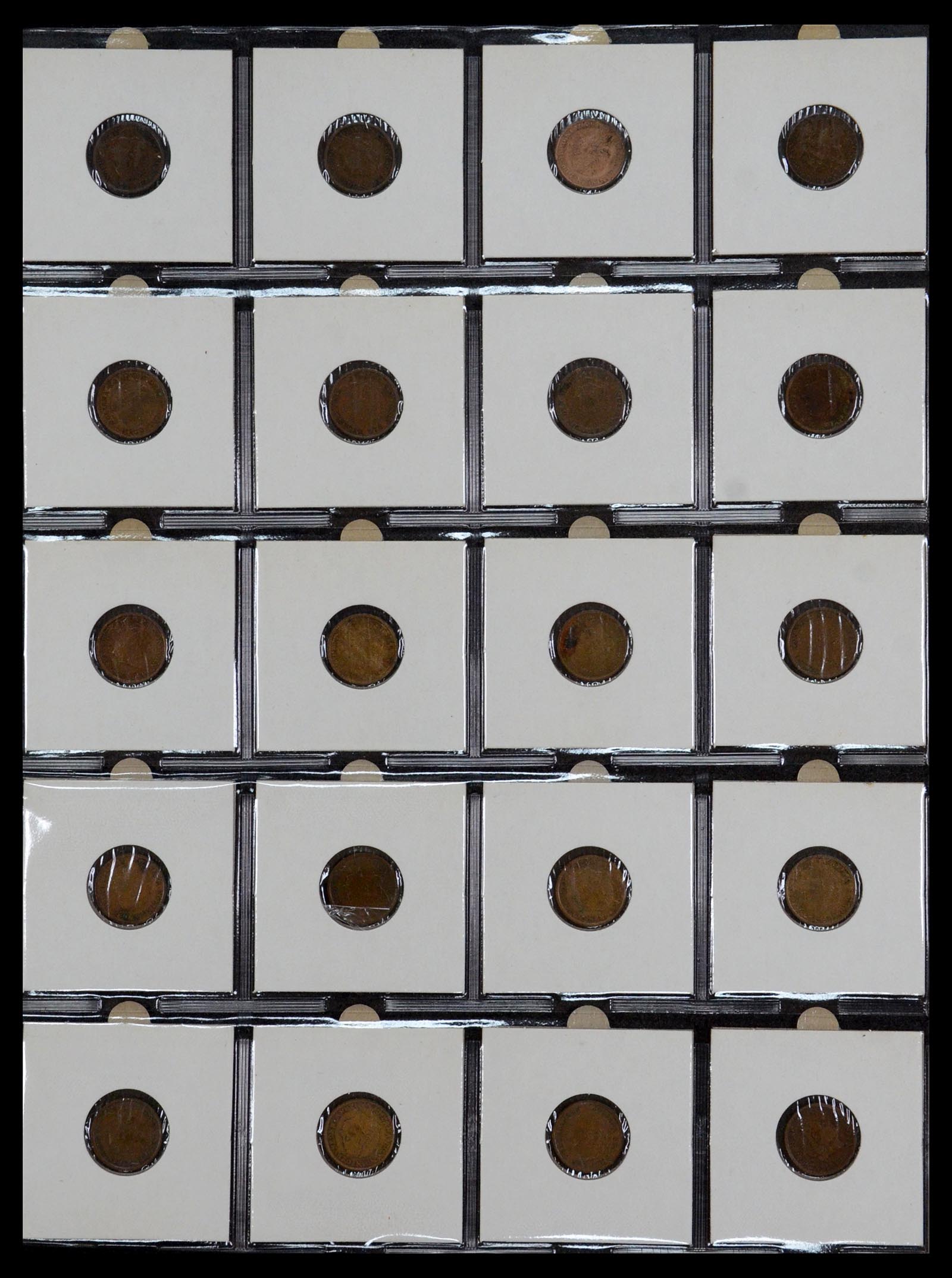 35379 002 - Postzegelverzameling 35379 Nederland munten 1948-2001.