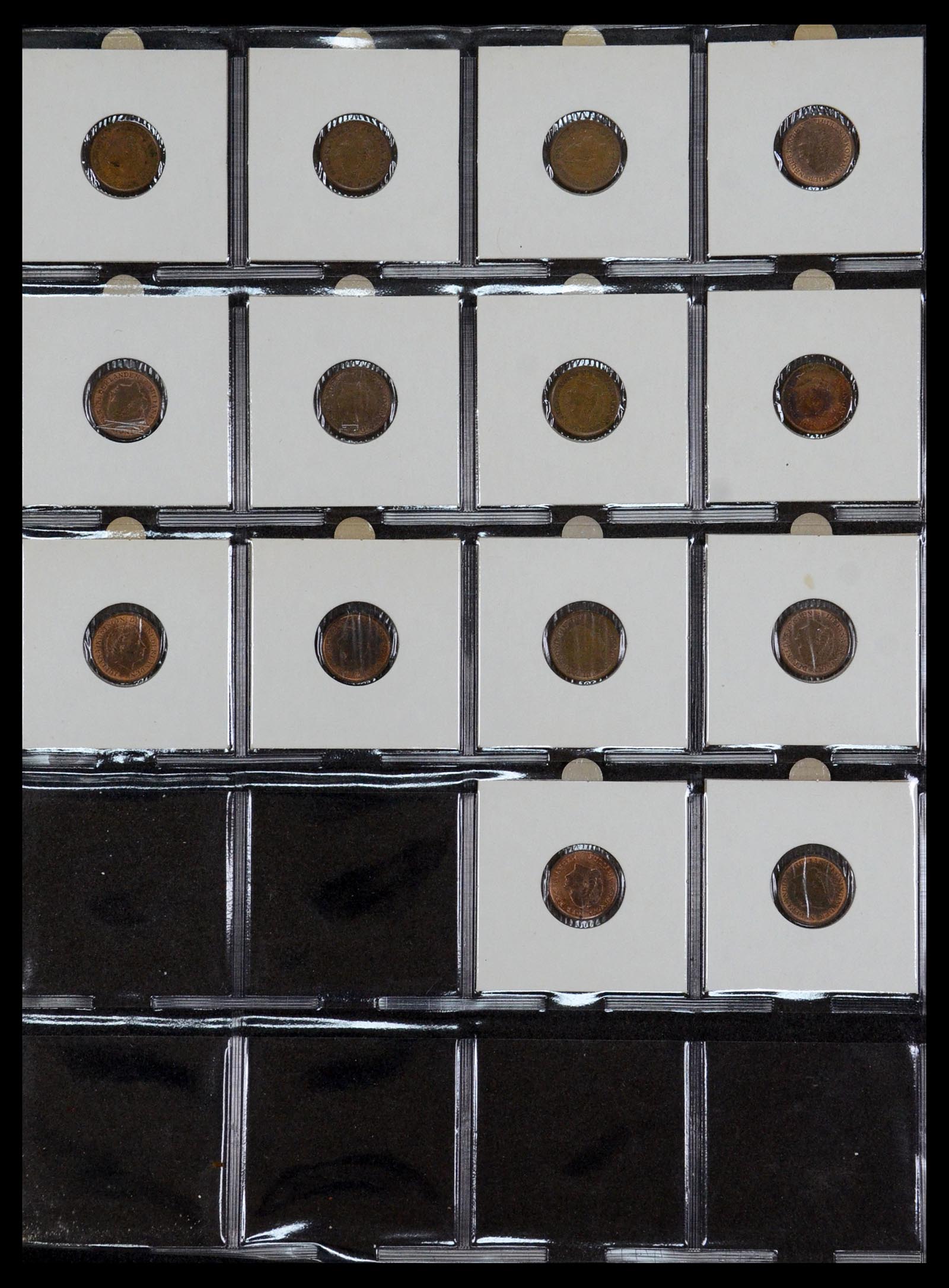 35379 004 - Postzegelverzameling 35379 Nederland munten 1948-2001.