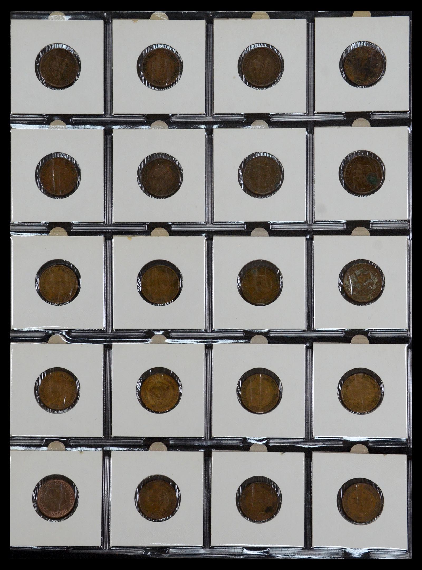 35379 006 - Postzegelverzameling 35379 Nederland munten 1948-2001.