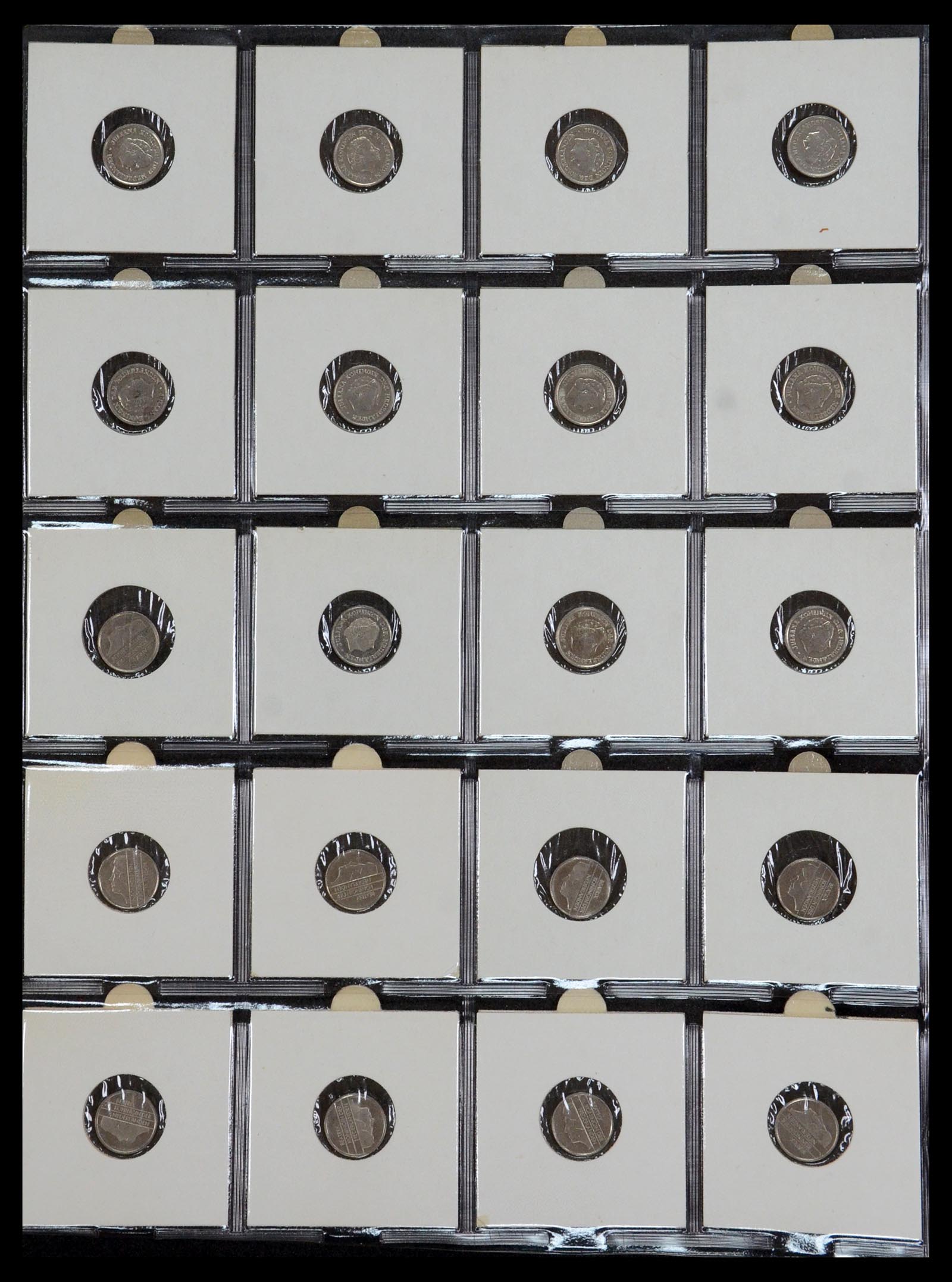 35379 014 - Postzegelverzameling 35379 Nederland munten 1948-2001.