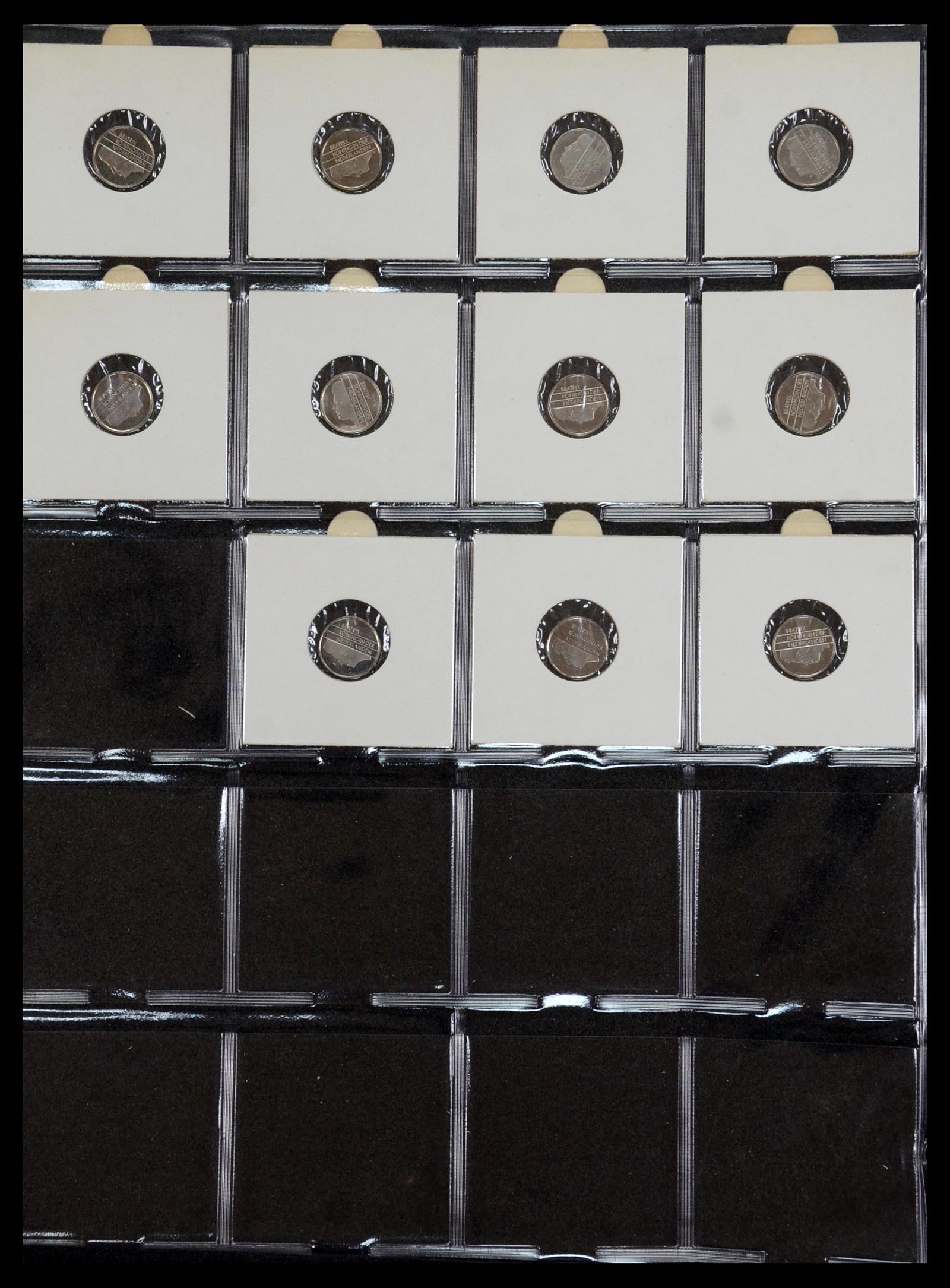 35379 016 - Postzegelverzameling 35379 Nederland munten 1948-2001.