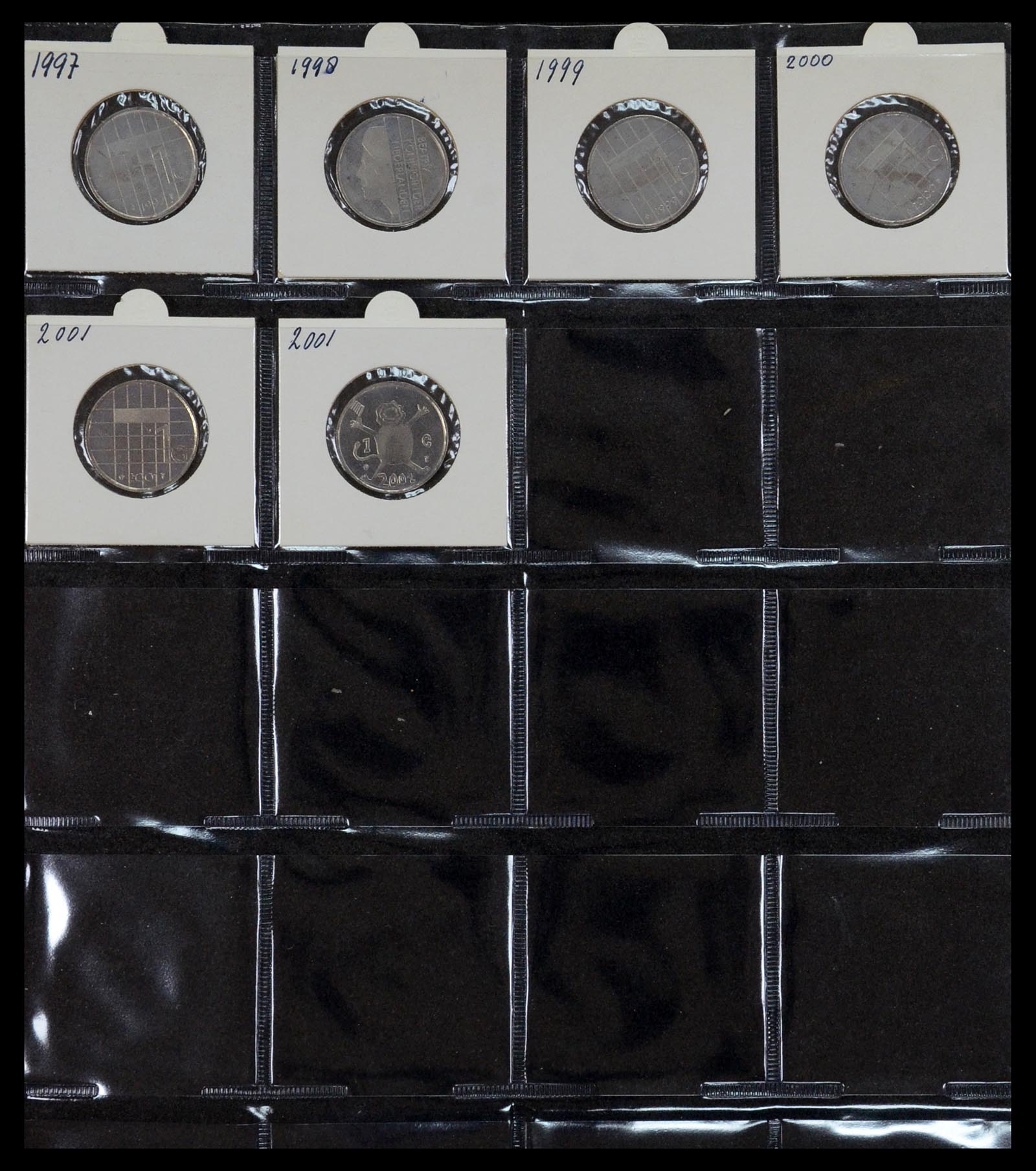 35379 027 - Postzegelverzameling 35379 Nederland munten 1948-2001.