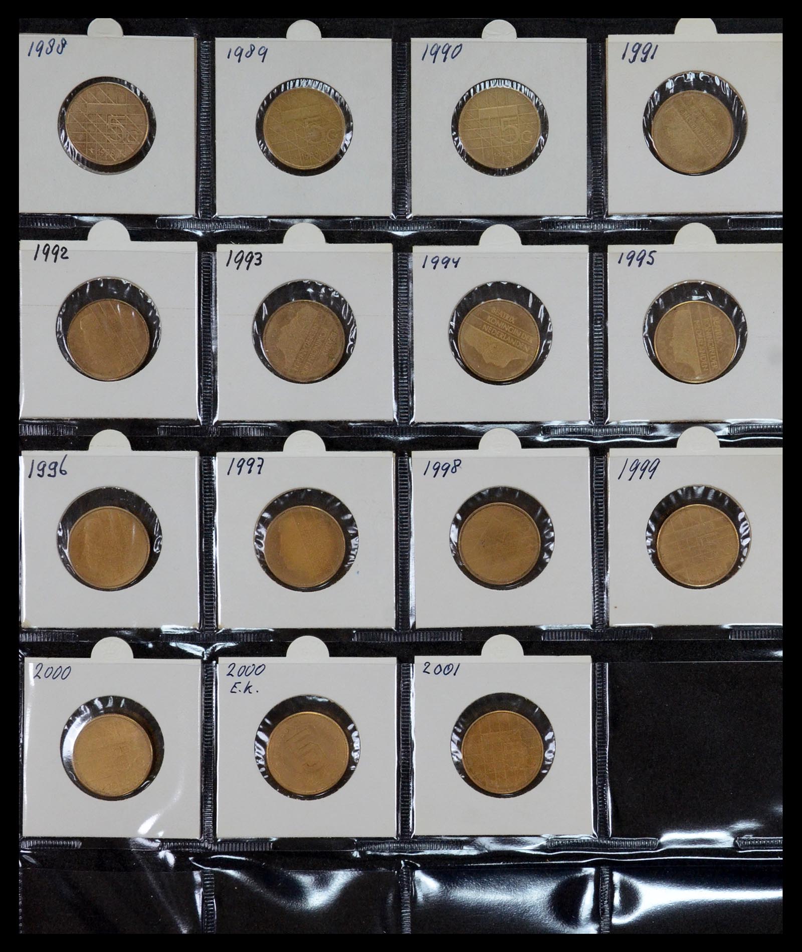 35379 033 - Stamp Collection 35379 Netherlands coins 1948-2001.