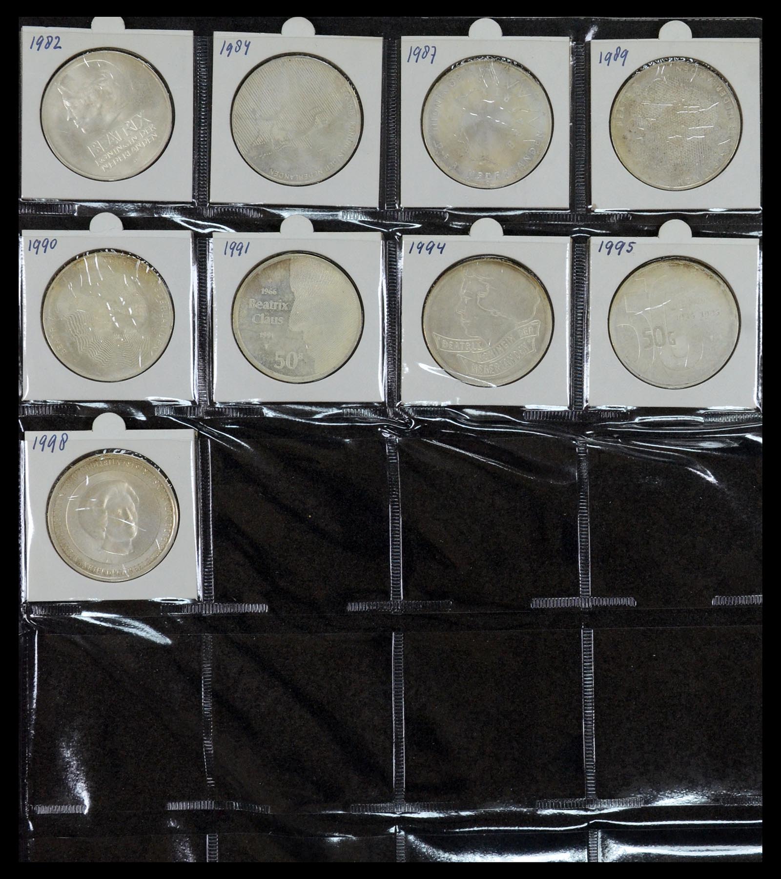 35379 037 - Postzegelverzameling 35379 Nederland munten 1948-2001.