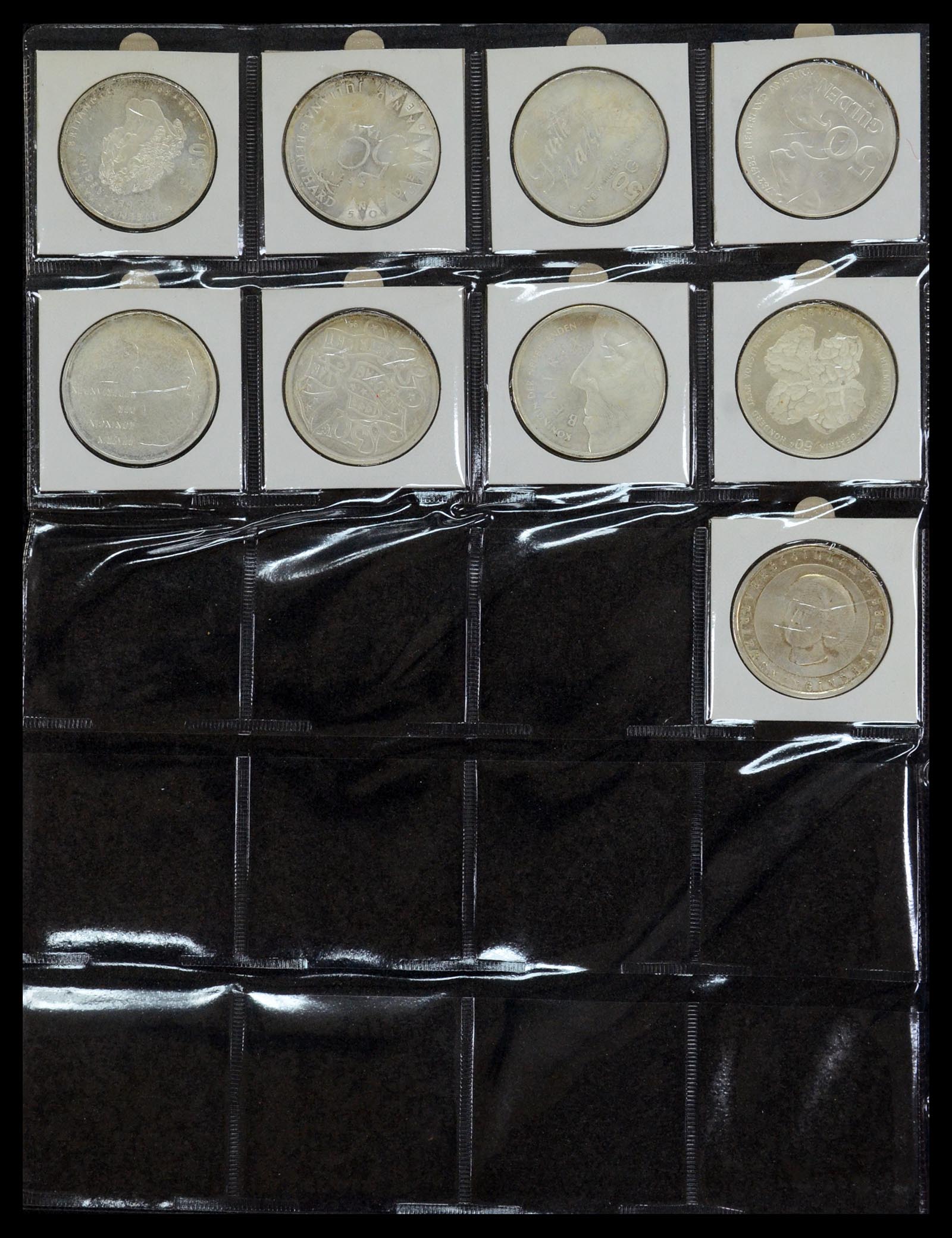 35379 038 - Postzegelverzameling 35379 Nederland munten 1948-2001.