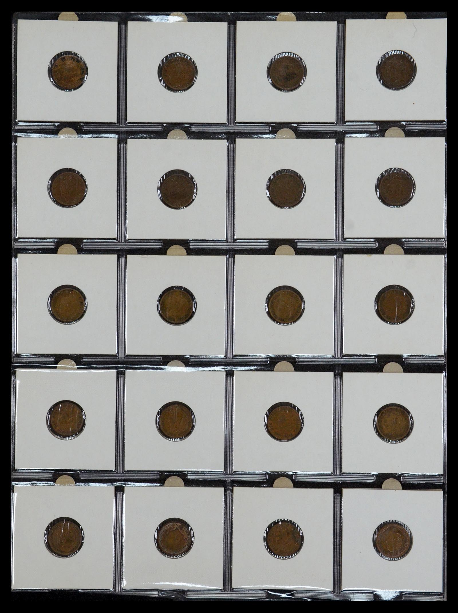 35381 002 - Postzegelverzameling 35381 Nederland munten 1948-2001.
