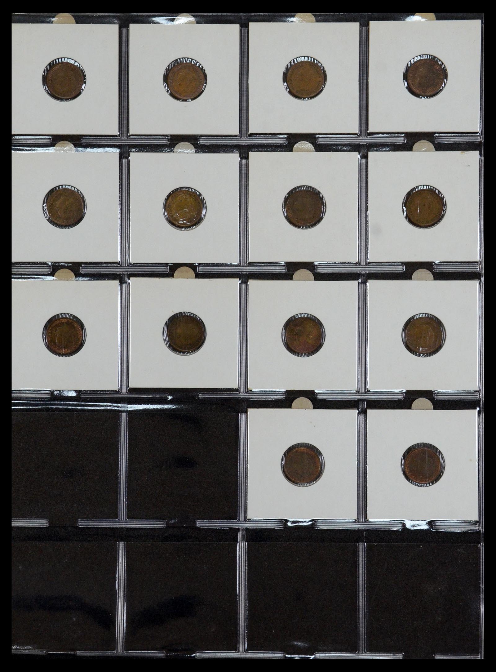 35381 004 - Postzegelverzameling 35381 Nederland munten 1948-2001.
