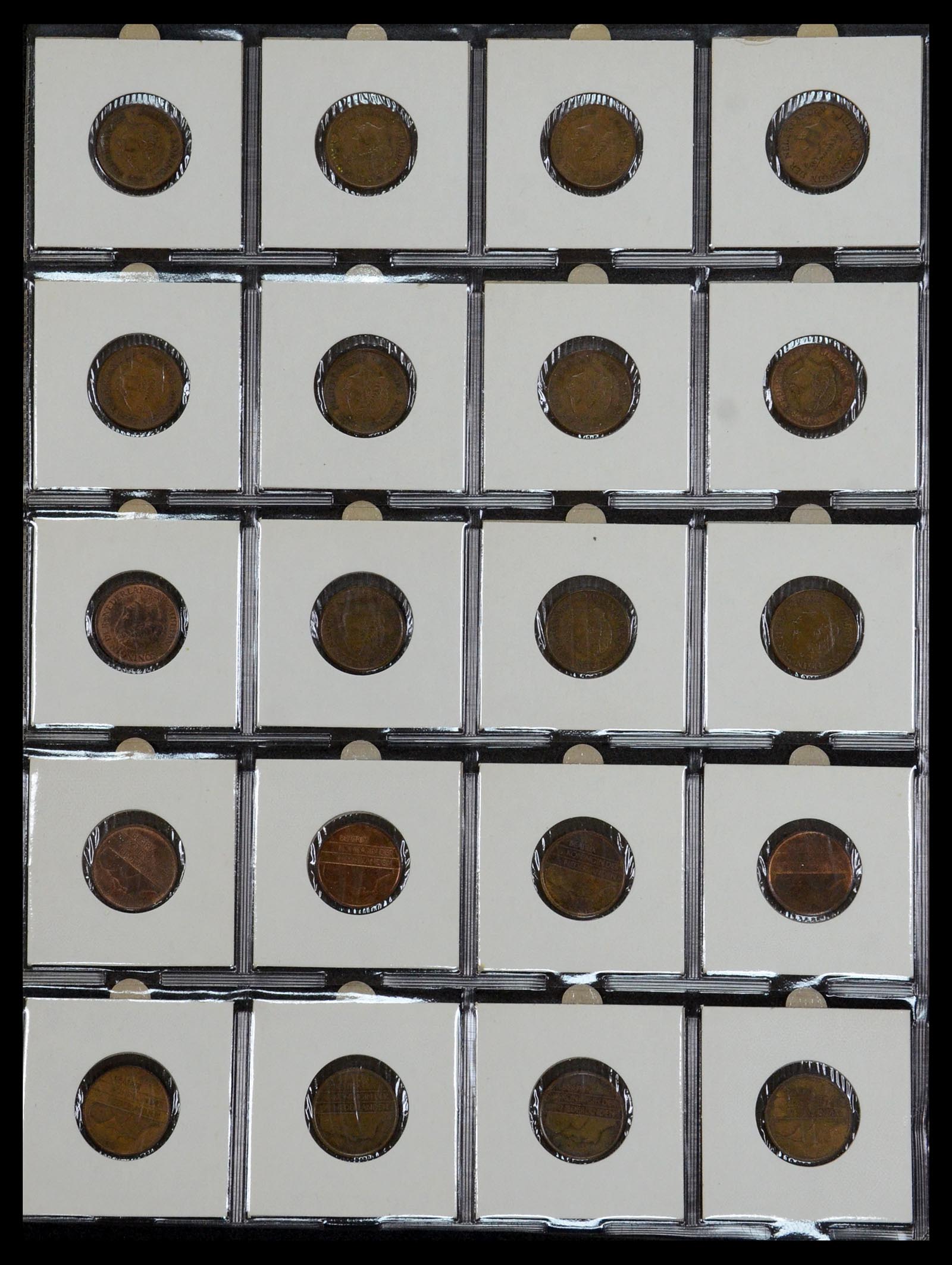 35381 008 - Stamp Collection 35381 Netherlands coins 1948-2001.