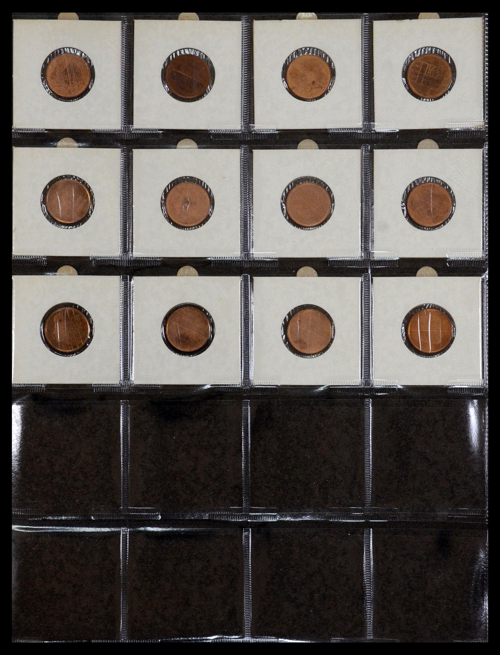 35381 010 - Postzegelverzameling 35381 Nederland munten 1948-2001.