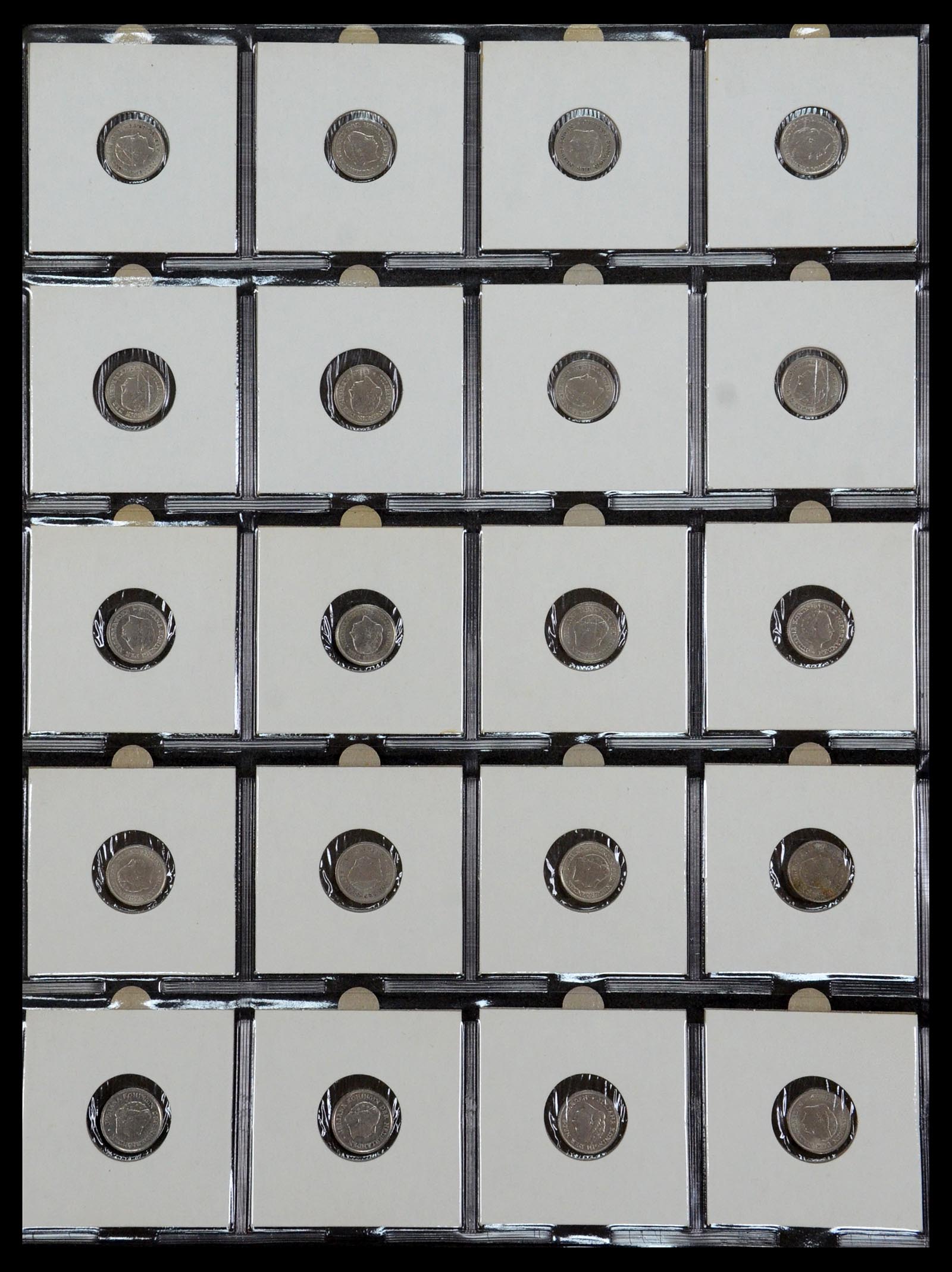 35381 012 - Postzegelverzameling 35381 Nederland munten 1948-2001.