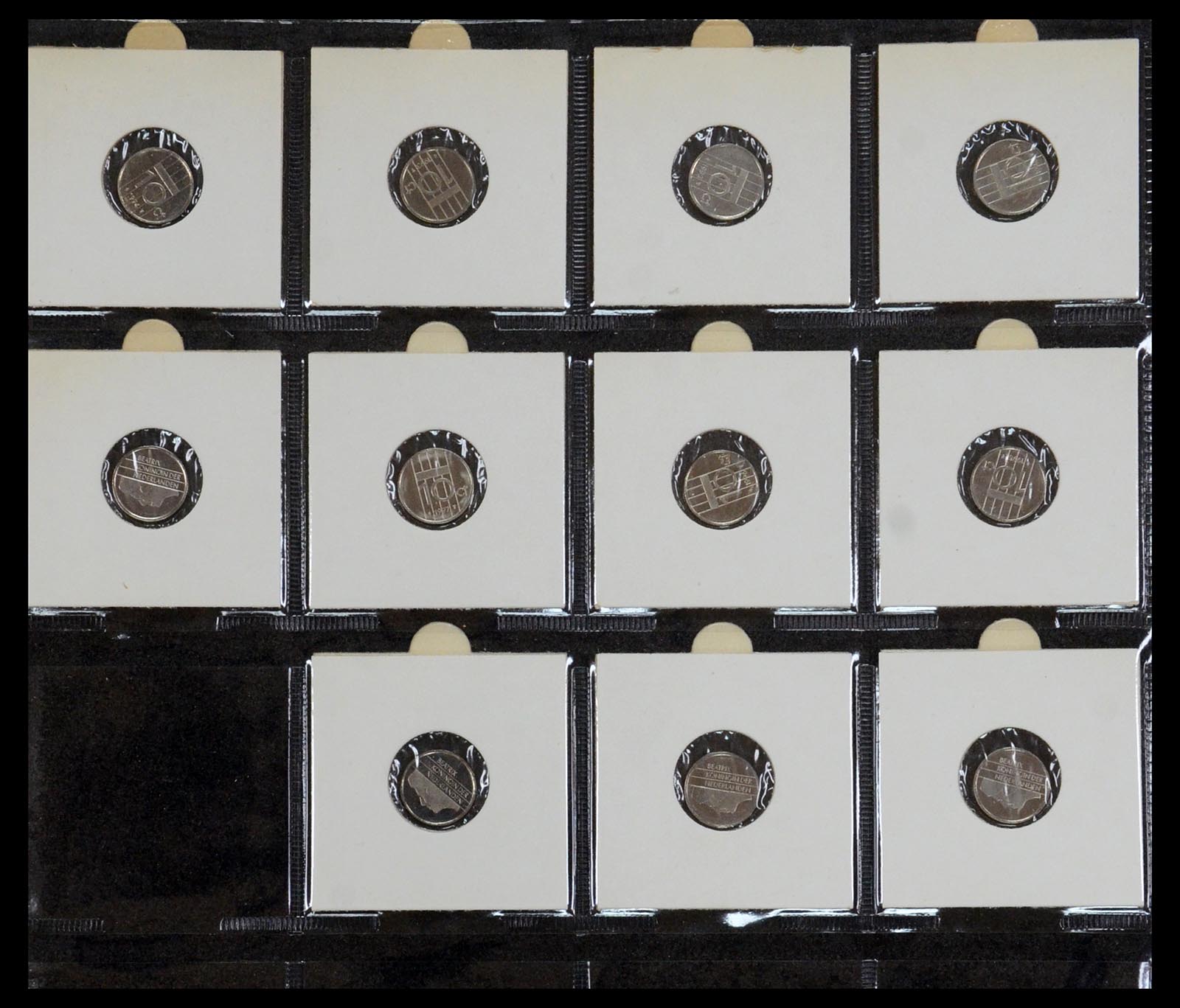 35381 016 - Postzegelverzameling 35381 Nederland munten 1948-2001.