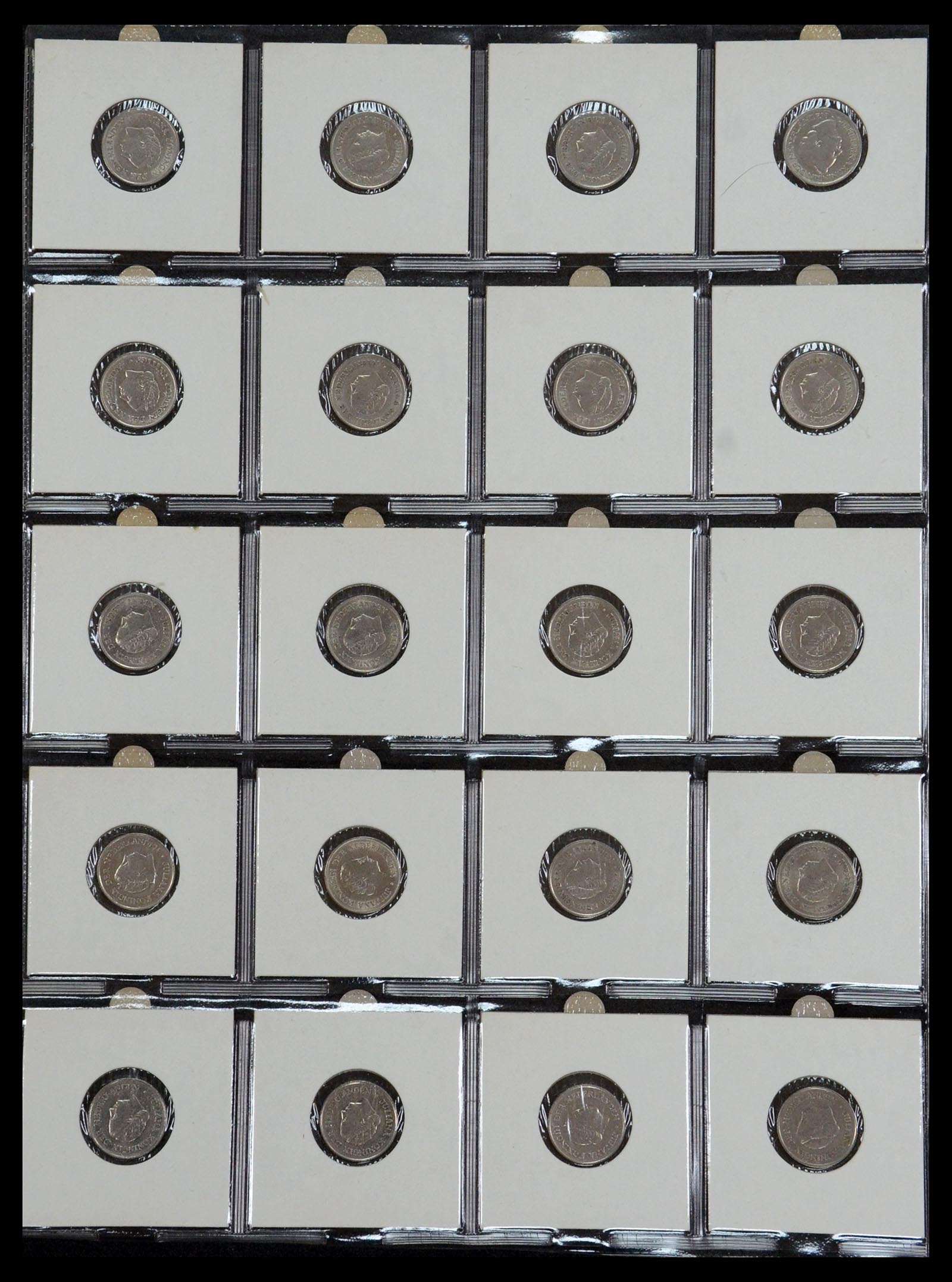 35381 018 - Postzegelverzameling 35381 Nederland munten 1948-2001.