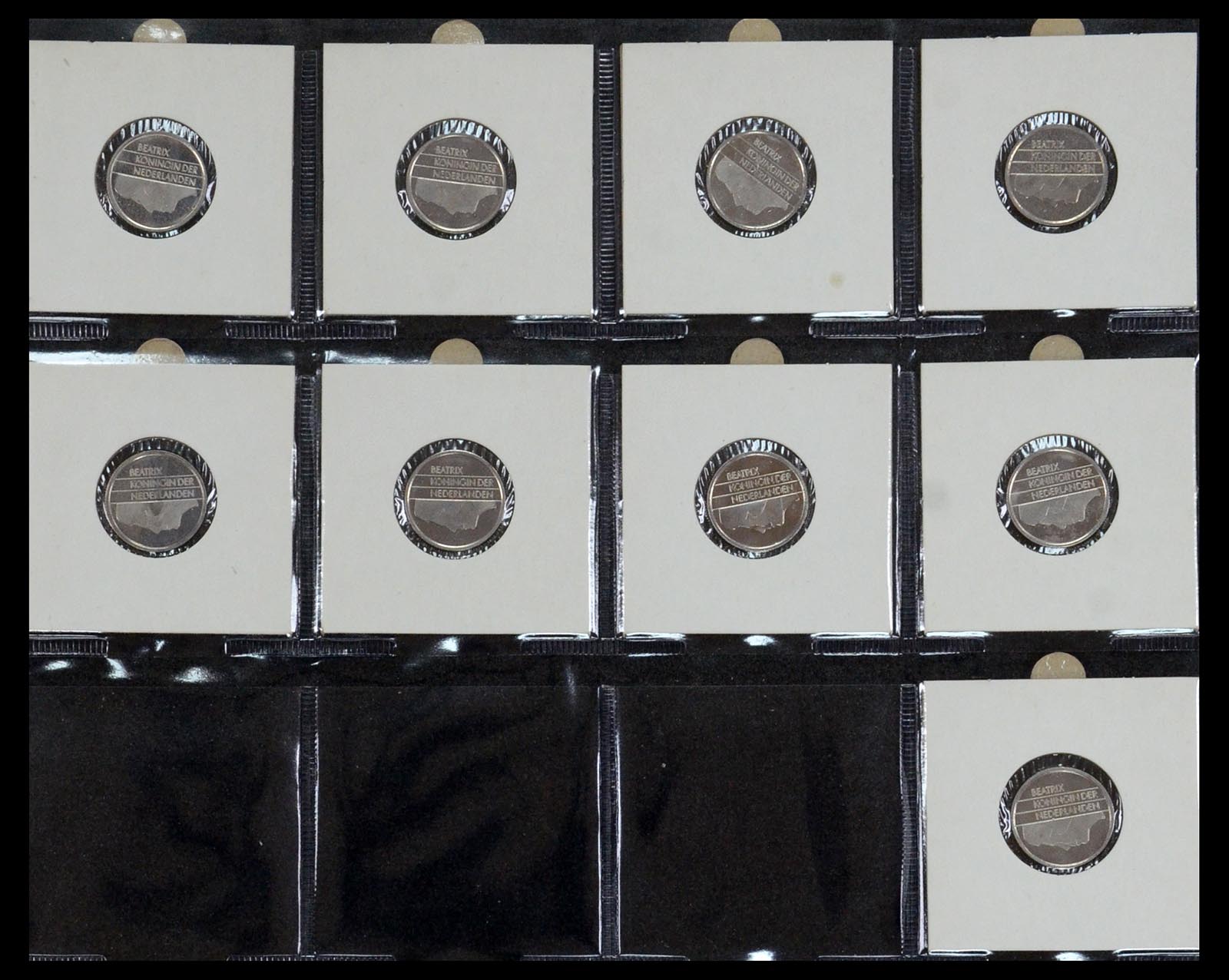 35381 022 - Postzegelverzameling 35381 Nederland munten 1948-2001.
