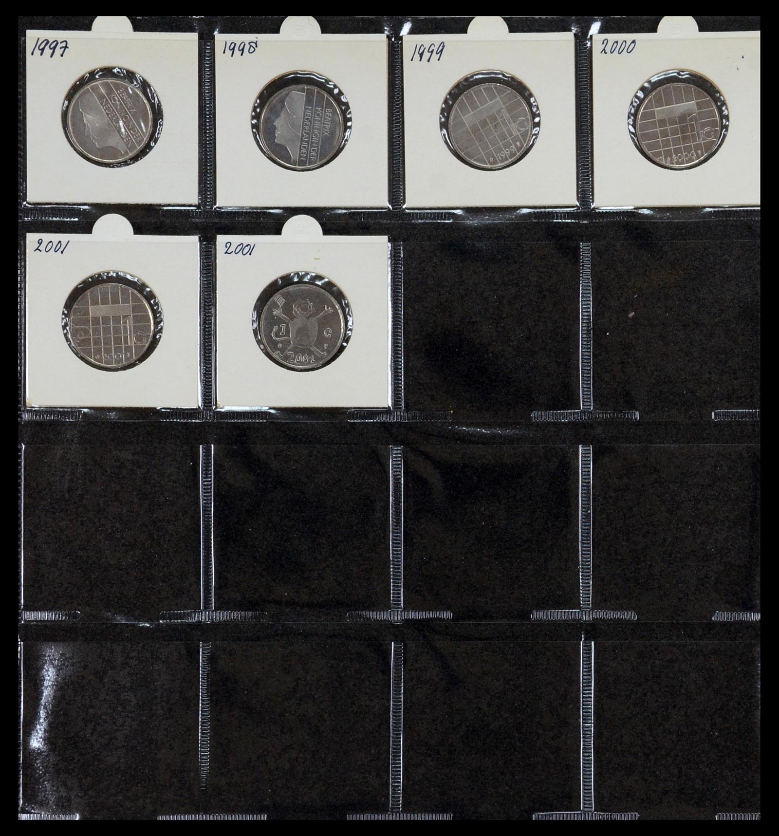 35381 027 - Postzegelverzameling 35381 Nederland munten 1948-2001.