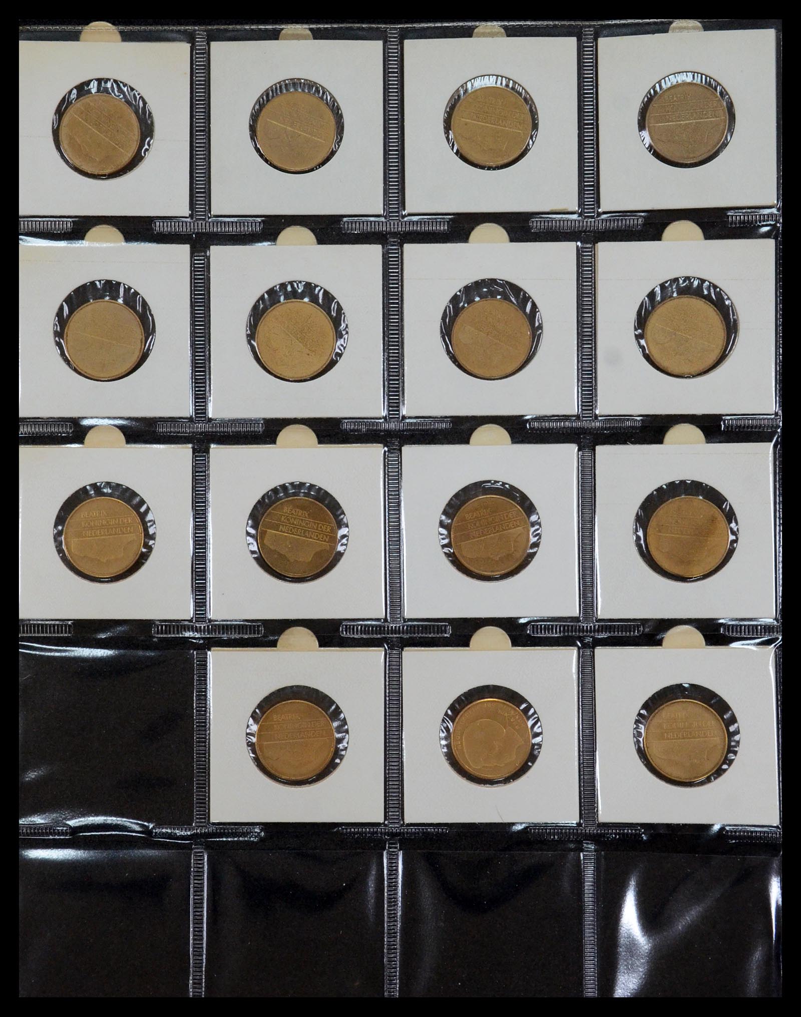 35381 034 - Postzegelverzameling 35381 Nederland munten 1948-2001.