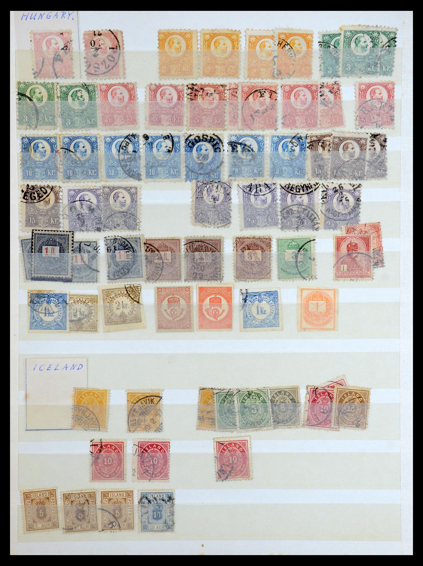 35385 012 - Postzegelverzameling 35385 Europa klassiek  1849-1930.