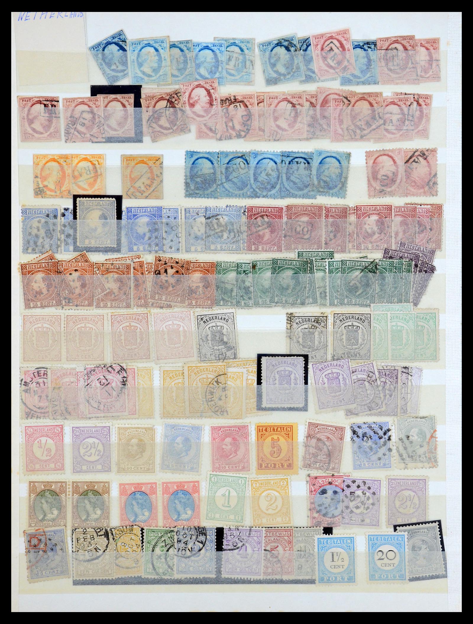 35385 016 - Postzegelverzameling 35385 Europa klassiek  1849-1930.