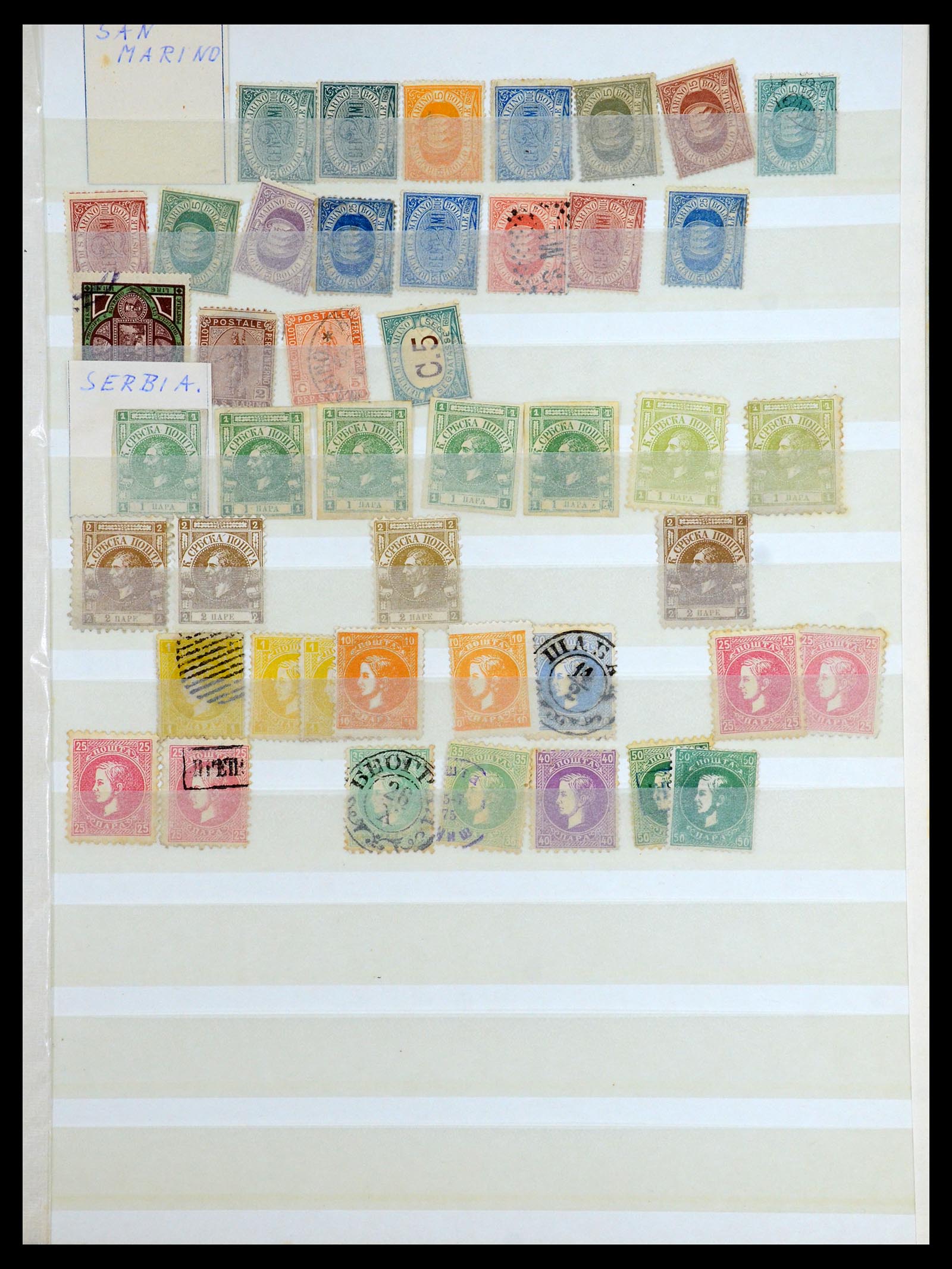 35385 023 - Postzegelverzameling 35385 Europa klassiek  1849-1930.