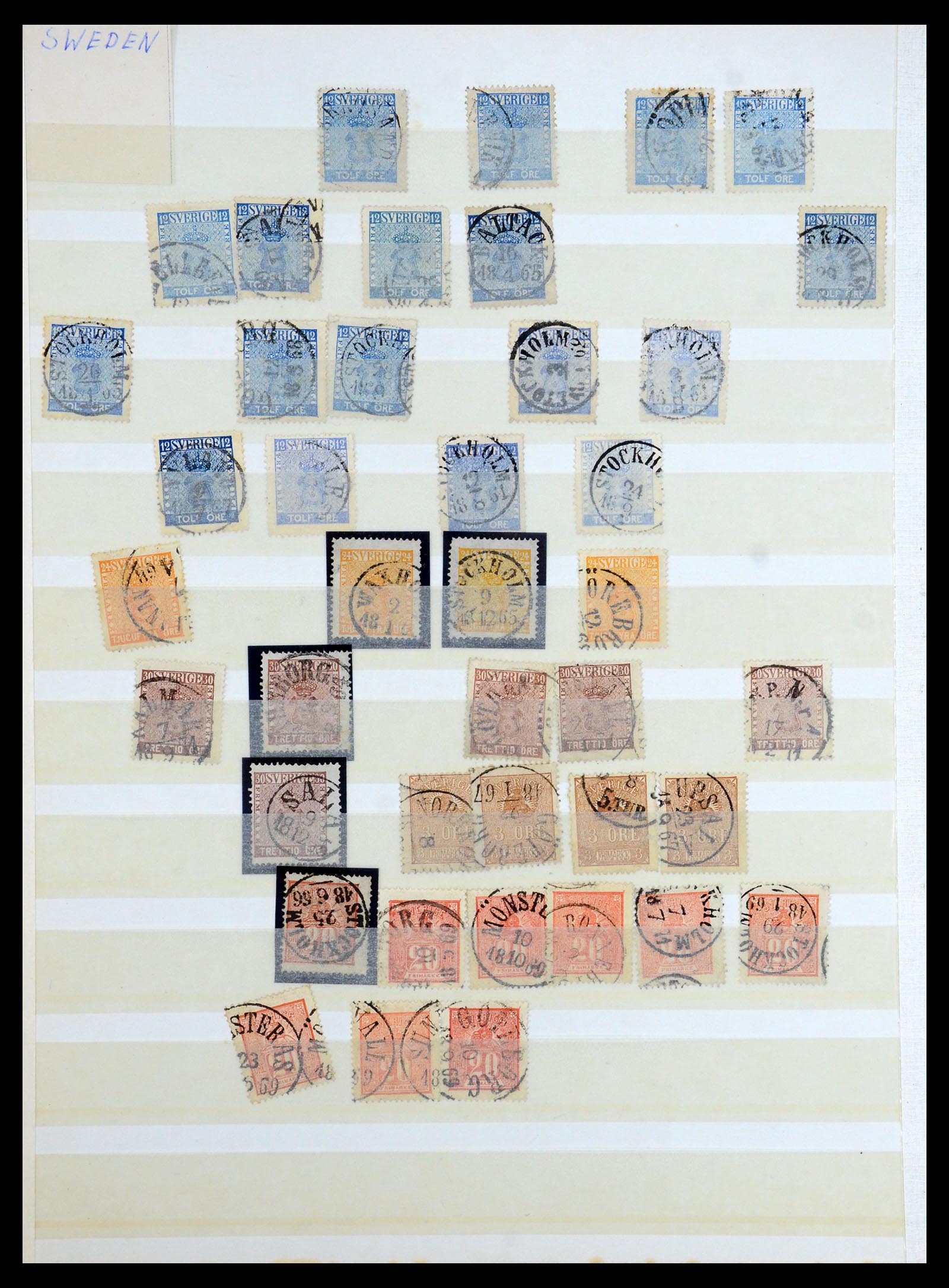 35385 026 - Postzegelverzameling 35385 Europa klassiek  1849-1930.