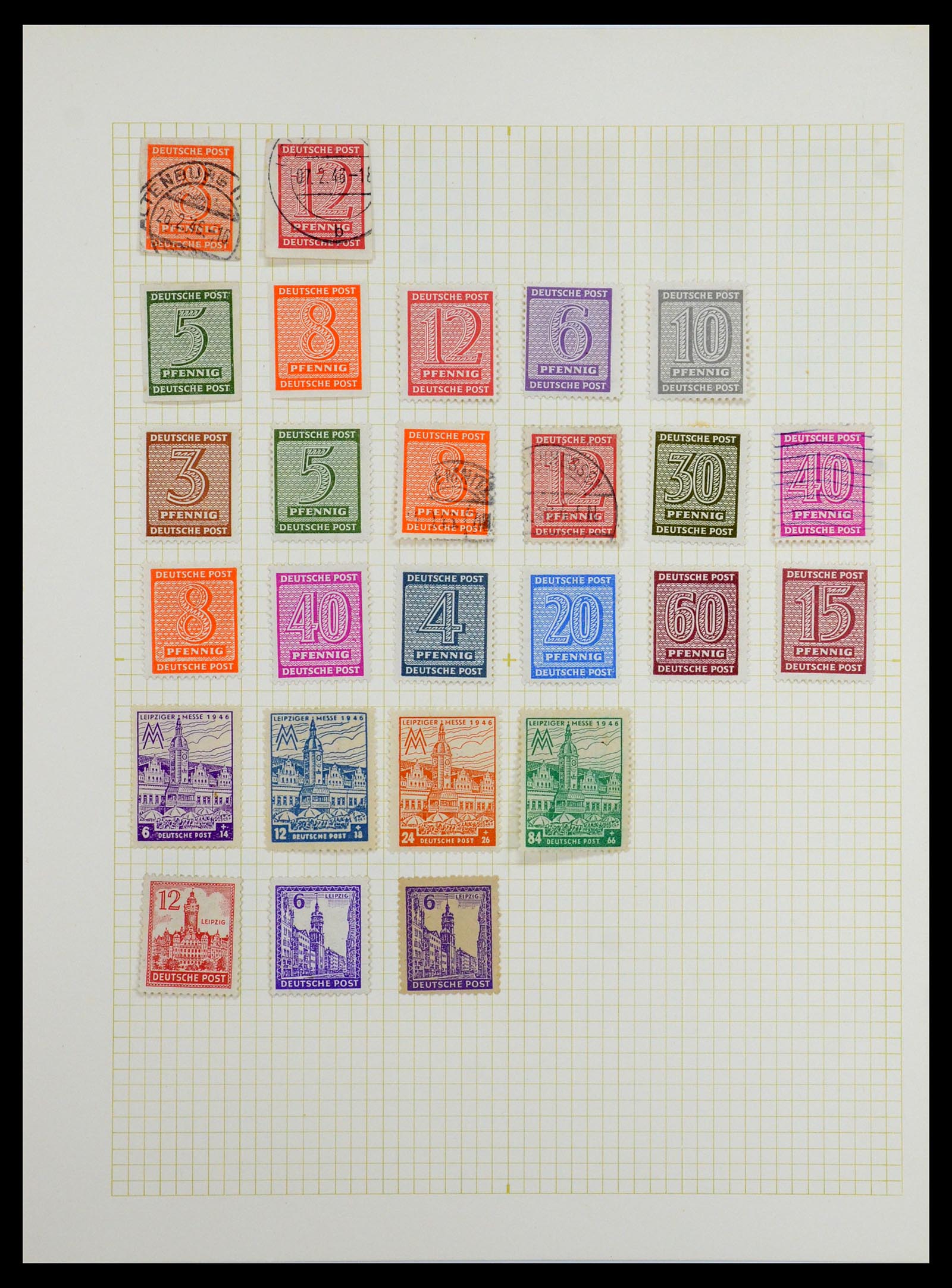 35387 012 - Postzegelverzameling 35387 Sovjet Zone en DDR 1945-1980.