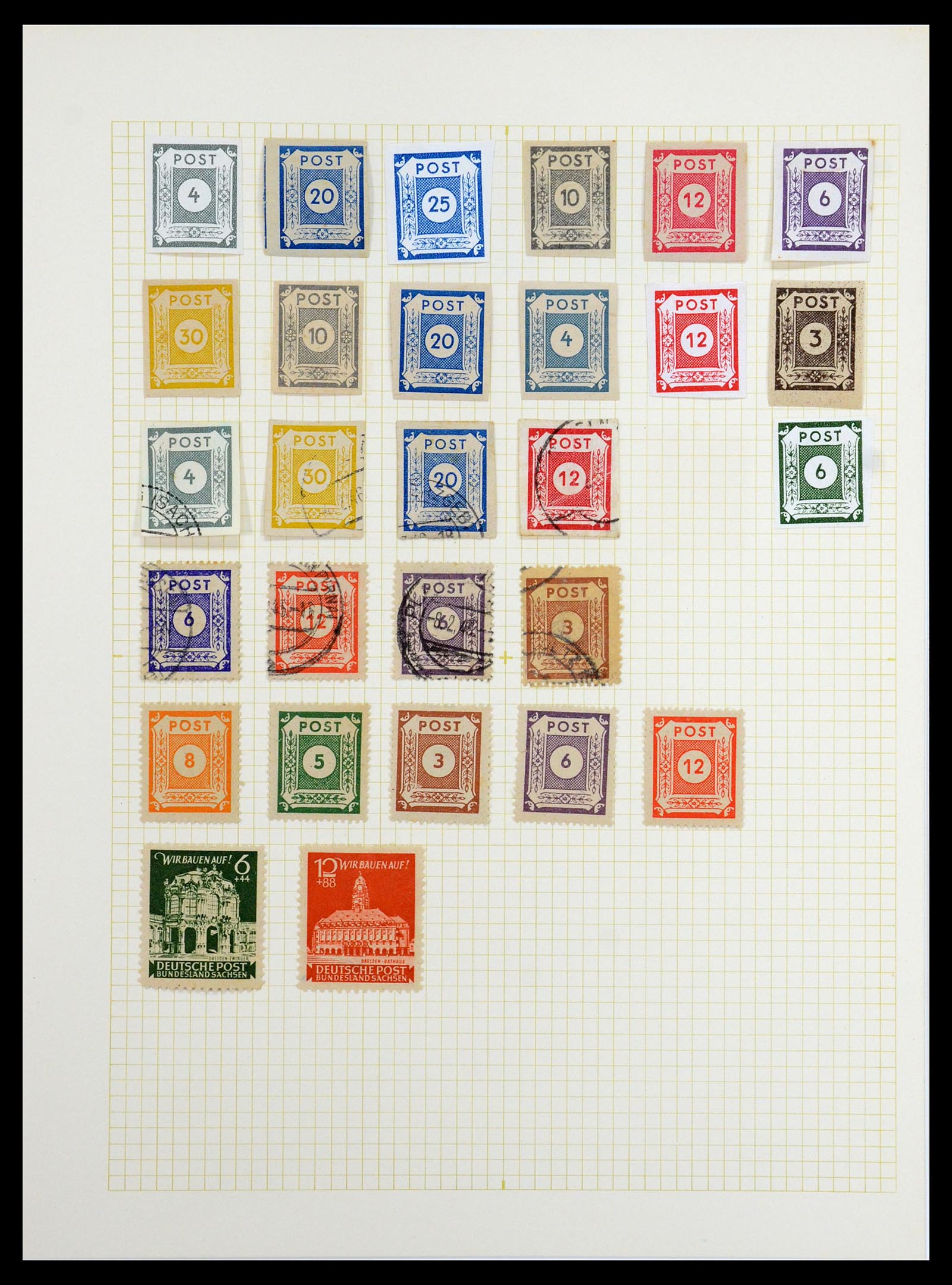 35387 013 - Postzegelverzameling 35387 Sovjet Zone en DDR 1945-1980.