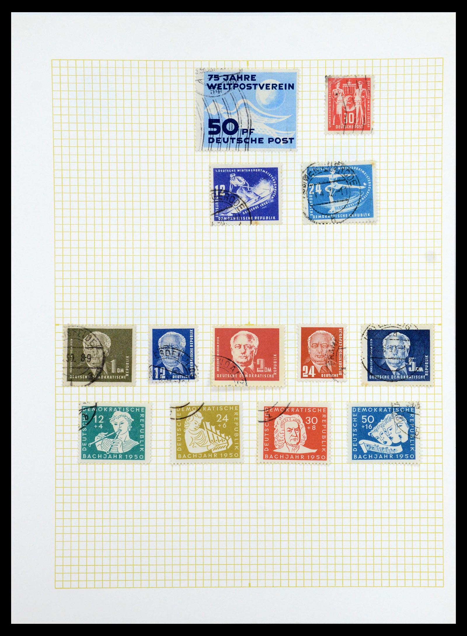 35387 025 - Postzegelverzameling 35387 Sovjet Zone en DDR 1945-1980.