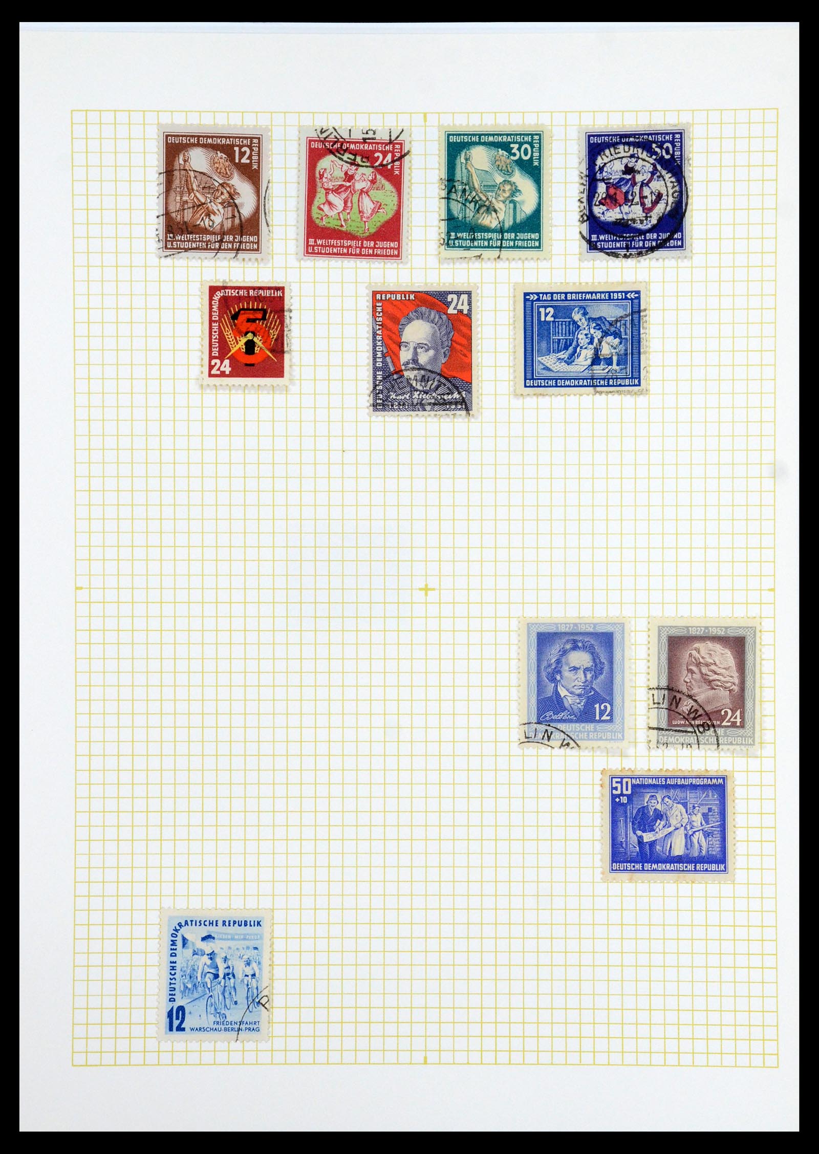35387 027 - Postzegelverzameling 35387 Sovjet Zone en DDR 1945-1980.