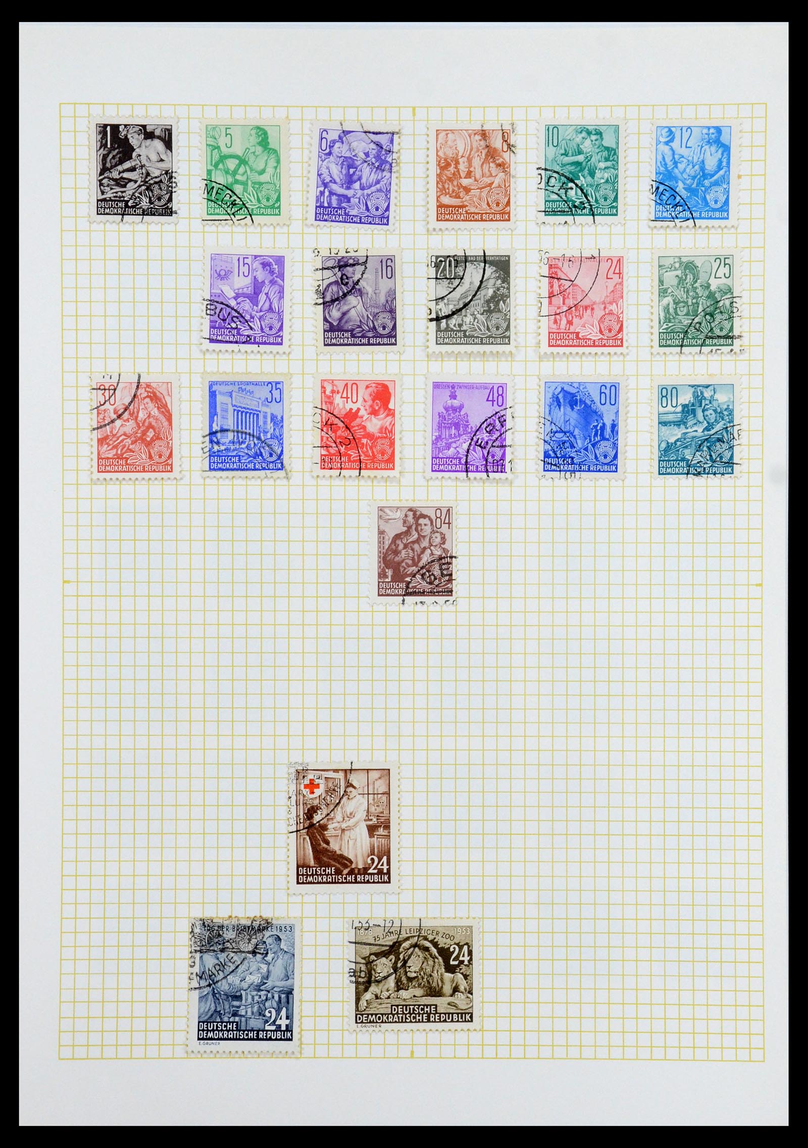 35387 030 - Postzegelverzameling 35387 Sovjet Zone en DDR 1945-1980.