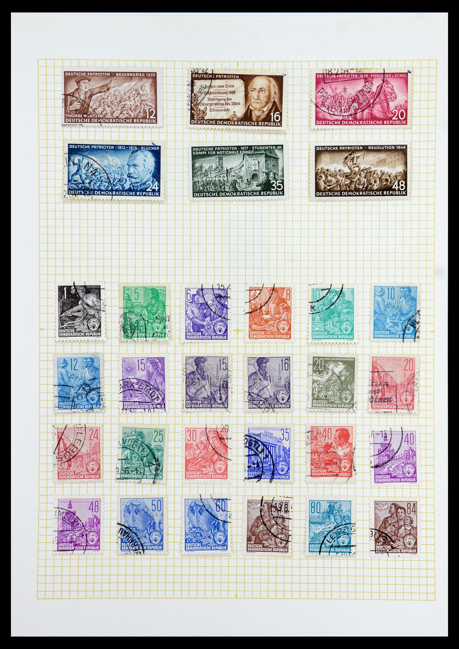 35387 031 - Postzegelverzameling 35387 Sovjet Zone en DDR 1945-1980.