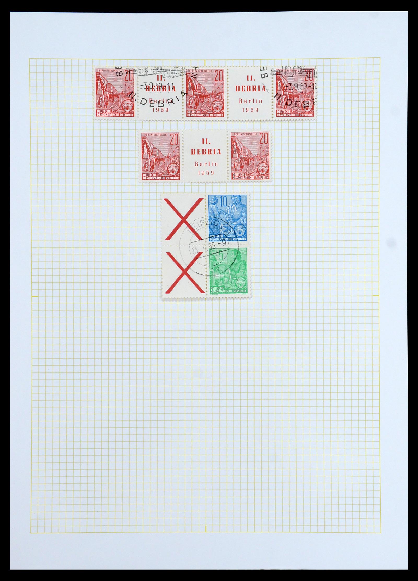 35387 032 - Postzegelverzameling 35387 Sovjet Zone en DDR 1945-1980.
