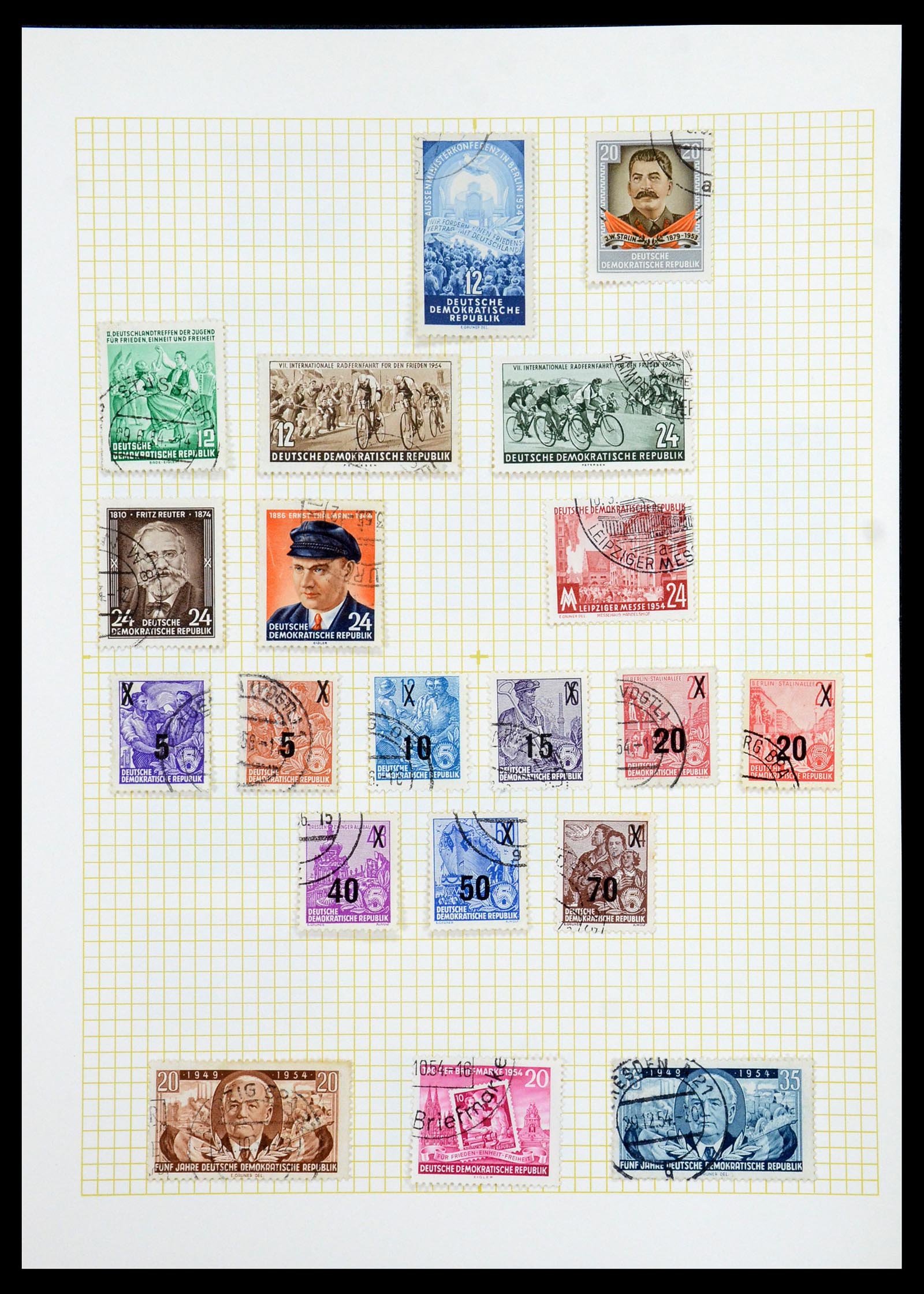 35387 033 - Postzegelverzameling 35387 Sovjet Zone en DDR 1945-1980.