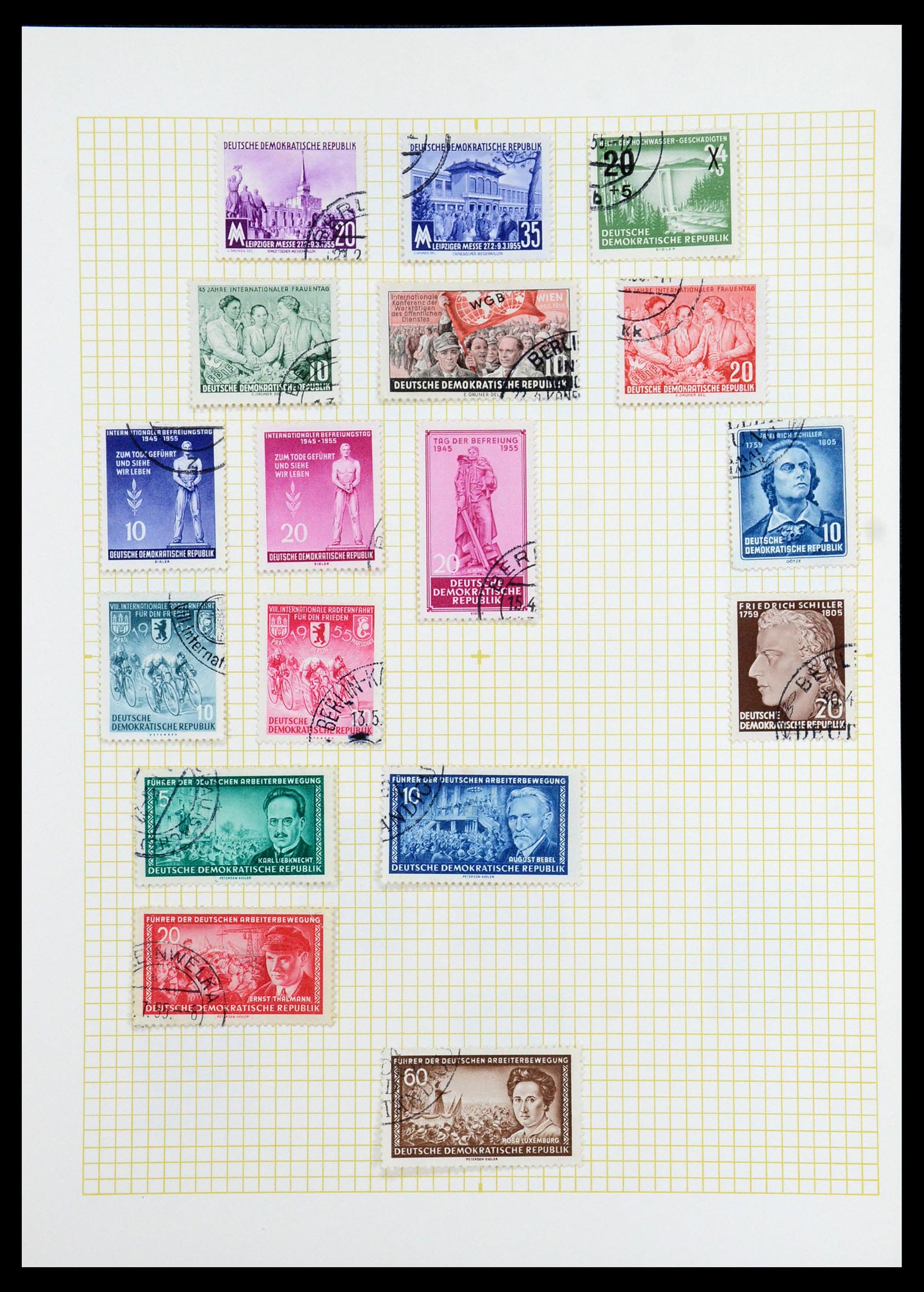 35387 034 - Postzegelverzameling 35387 Sovjet Zone en DDR 1945-1980.