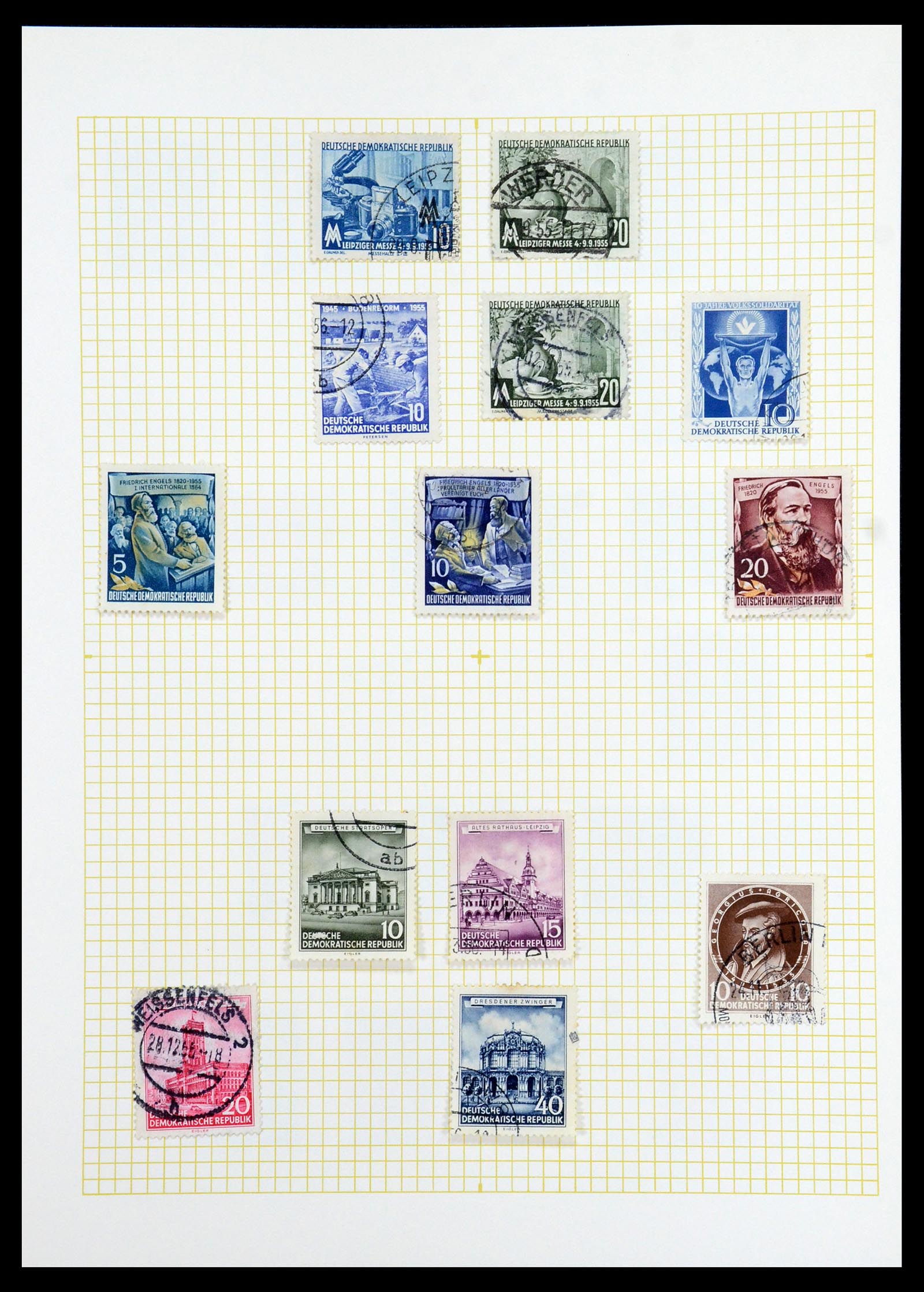 35387 035 - Postzegelverzameling 35387 Sovjet Zone en DDR 1945-1980.
