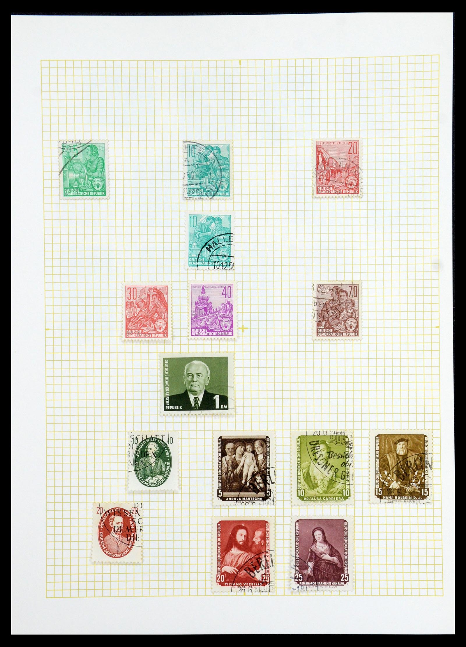 35387 039 - Postzegelverzameling 35387 Sovjet Zone en DDR 1945-1980.